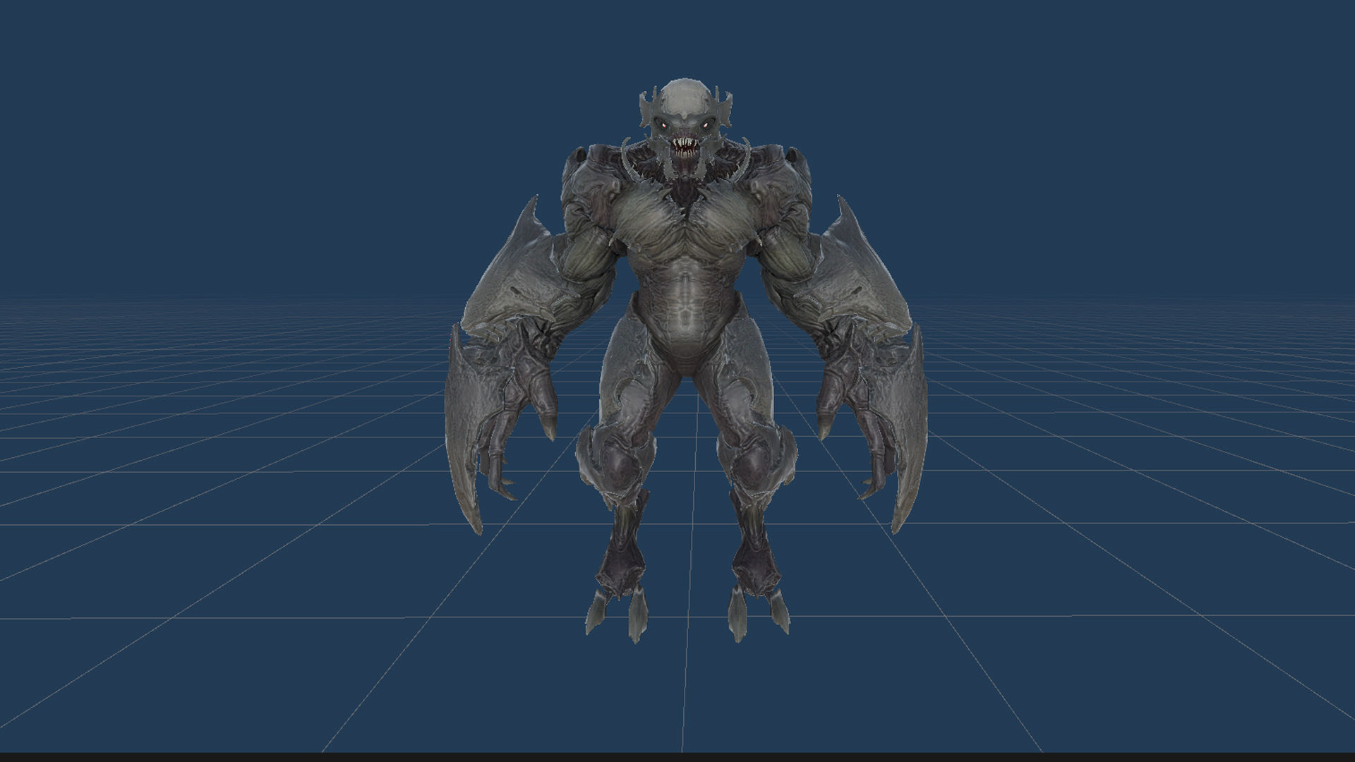 High Demon 4 Low-poly 3D model_25