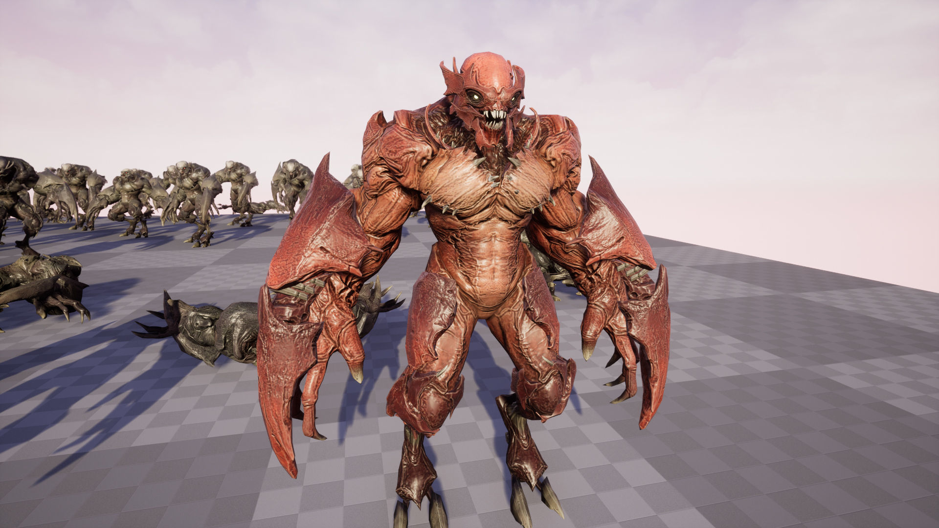 High Demon 4 Low-poly 3D model_24