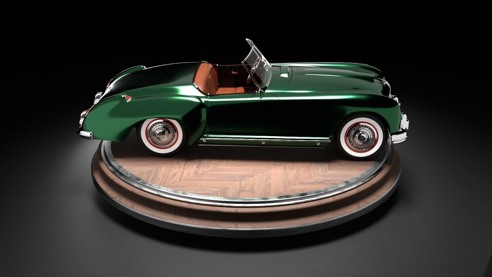 Nash-Healey 1957 3D model_2