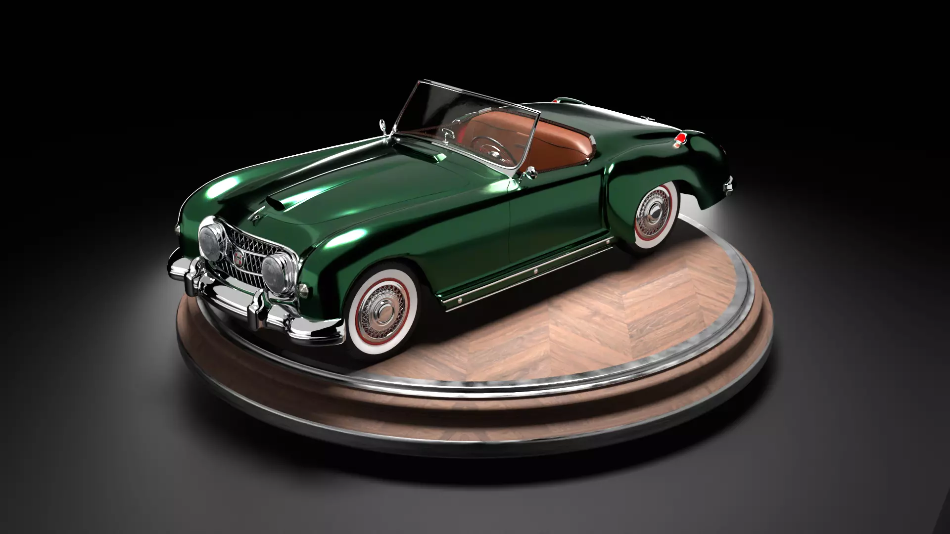 Nash-Healey 1957 3D model_0