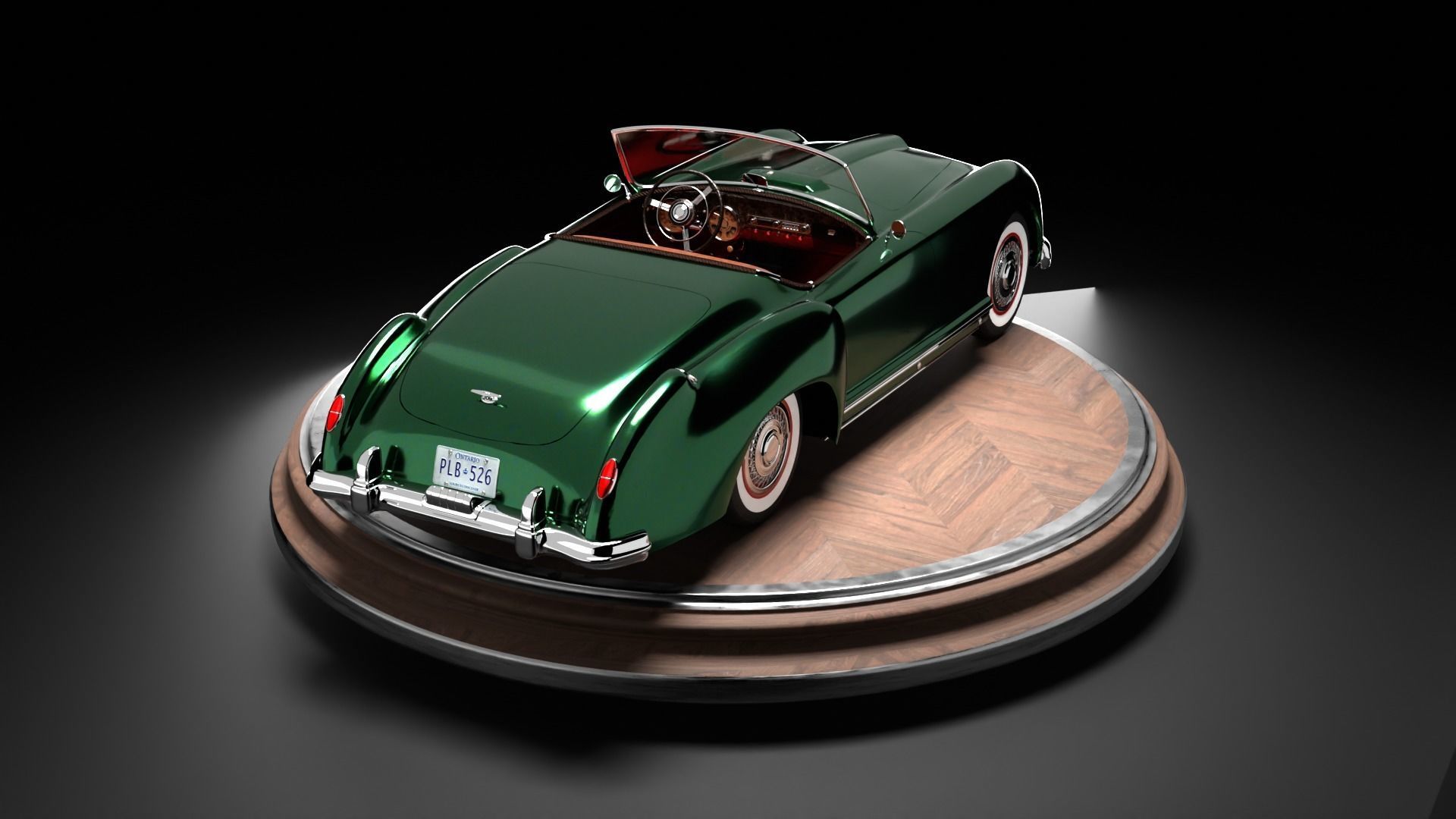 Nash-Healey 1957 3D model_3