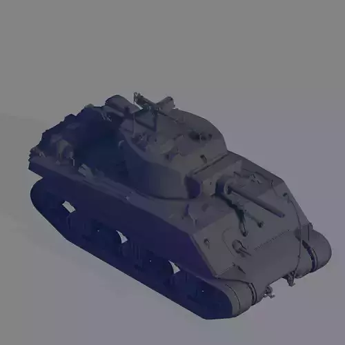 M4A3E2 3D model M4A3E2 3D model