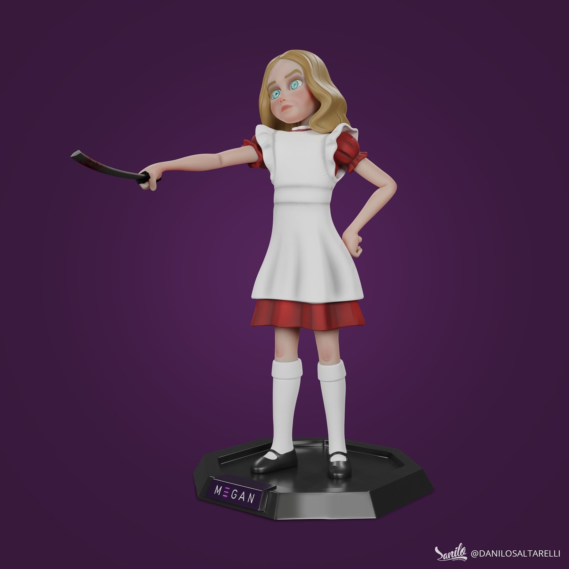 M3GAN - PRINT MODEL 3D 3D print model_1