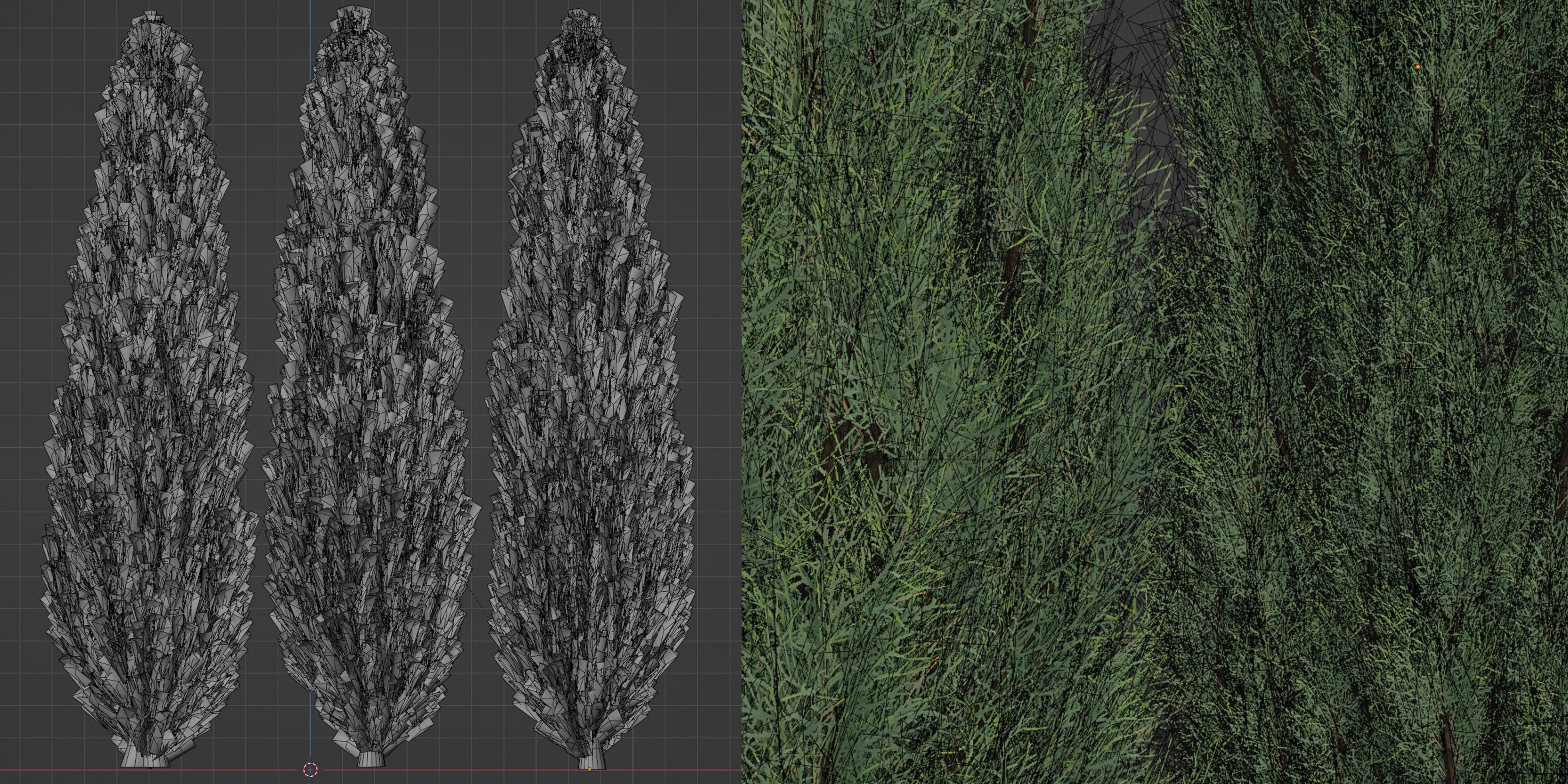 juniper trees collection vol 20-Blender 3D model_5