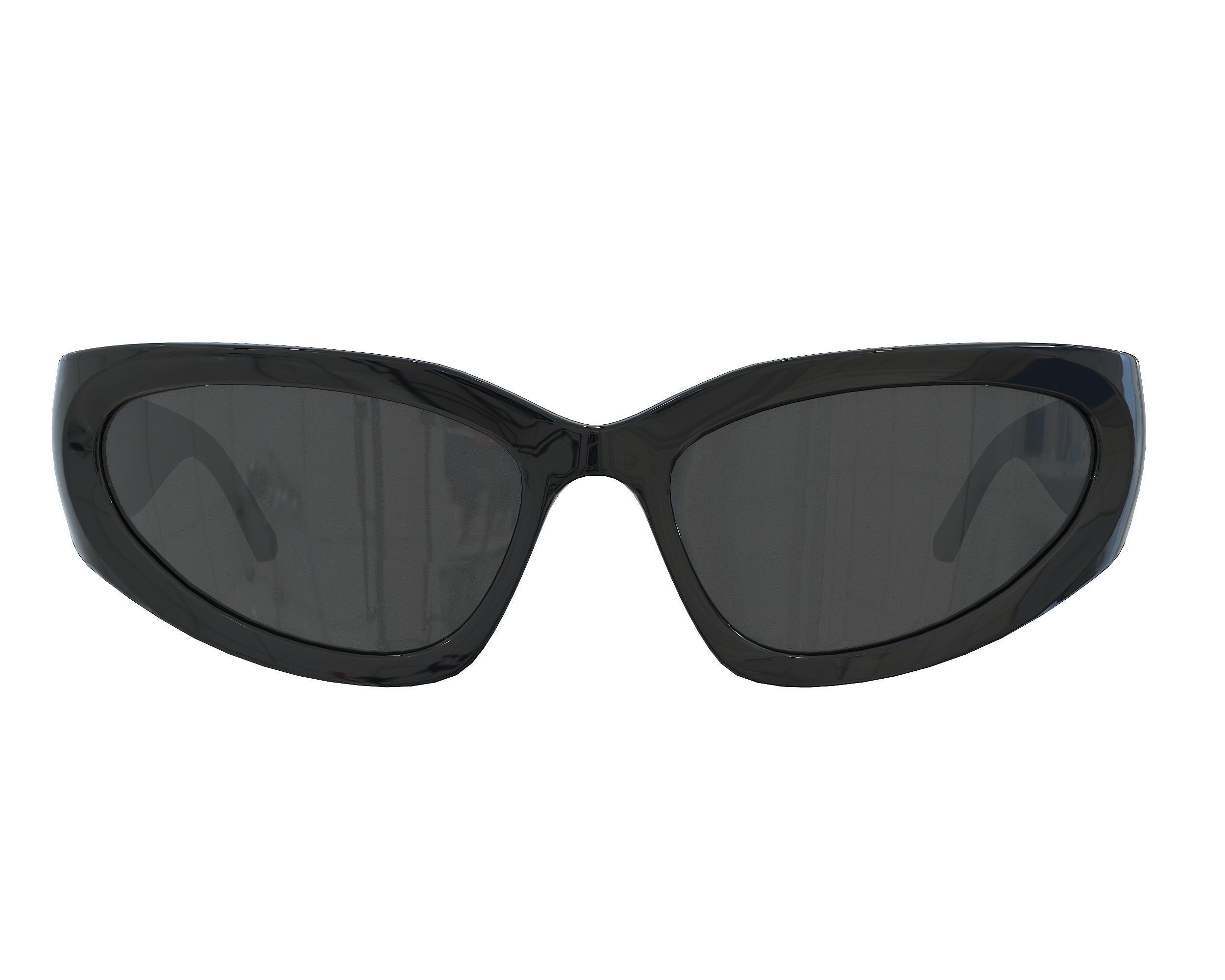 Balenciaga Swift Oval Sunglasses Low-poly 3D model_6