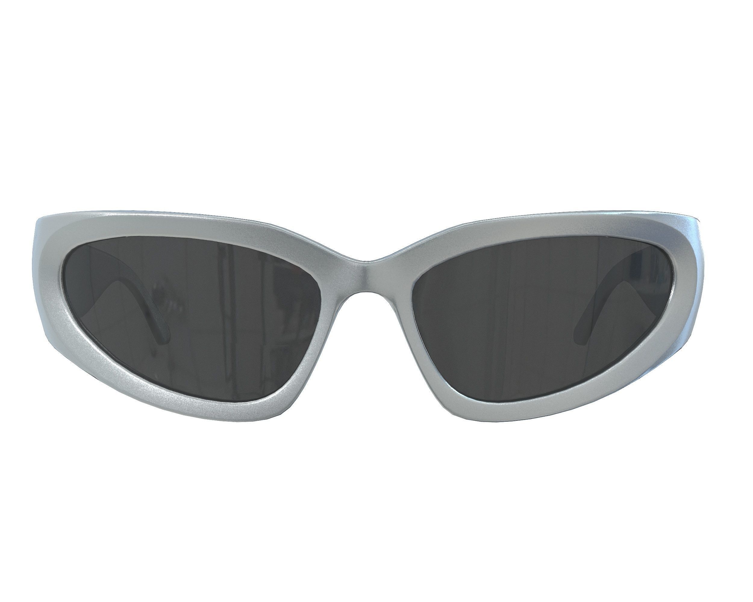 Balenciaga Swift Oval Sunglasses Low-poly 3D model_14