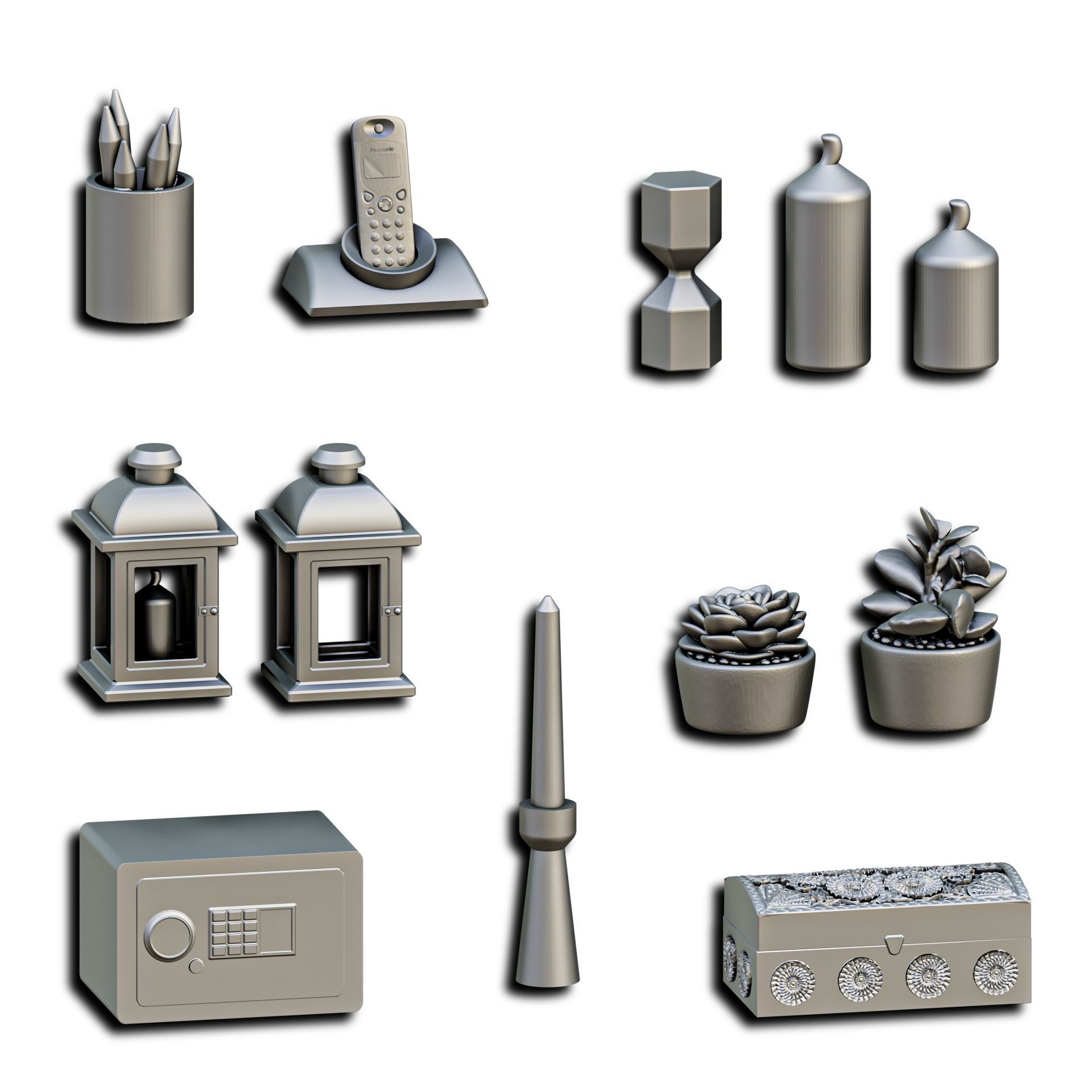 House Accessories Diorama Pack 3D print model_2