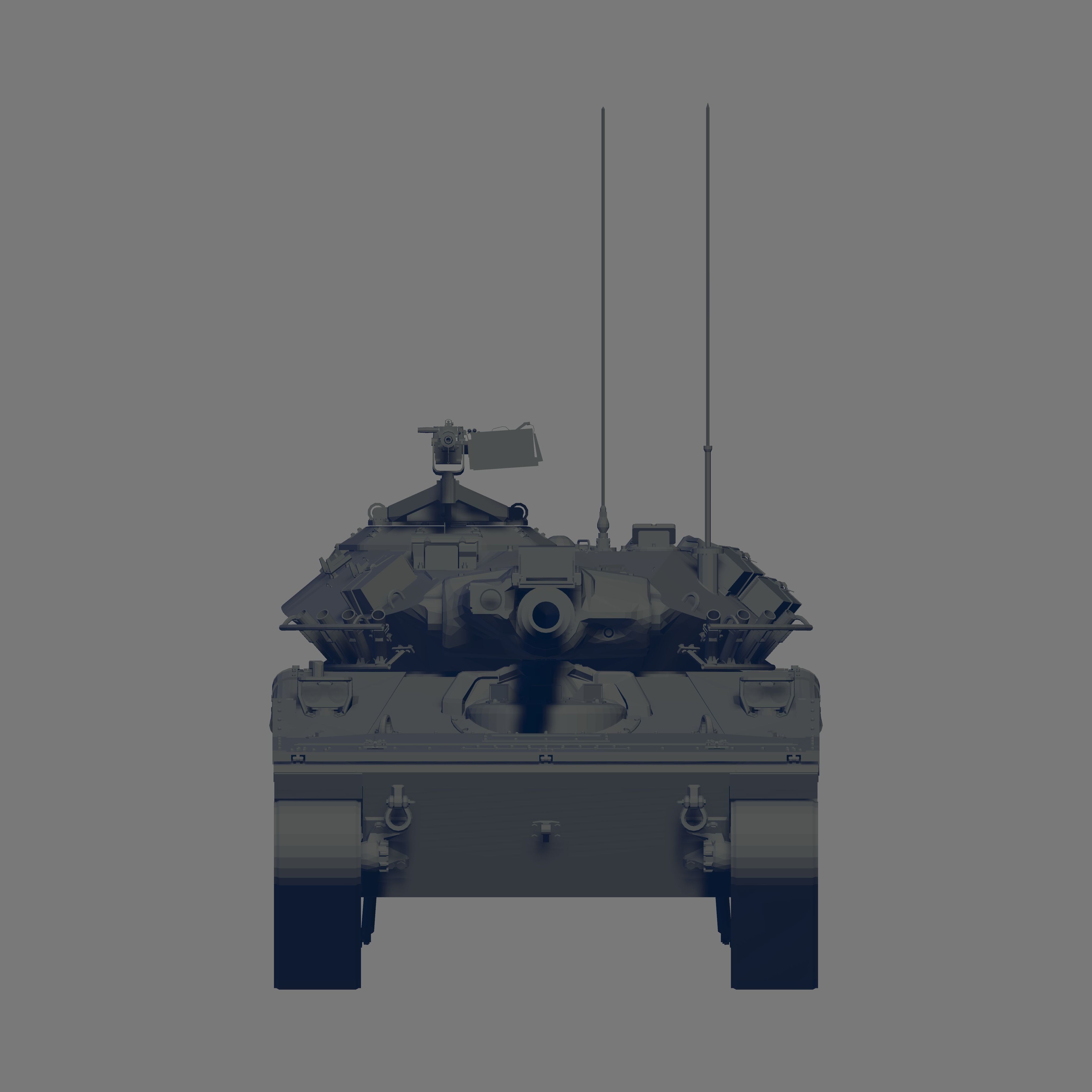 M551 Tank 3D model_2
