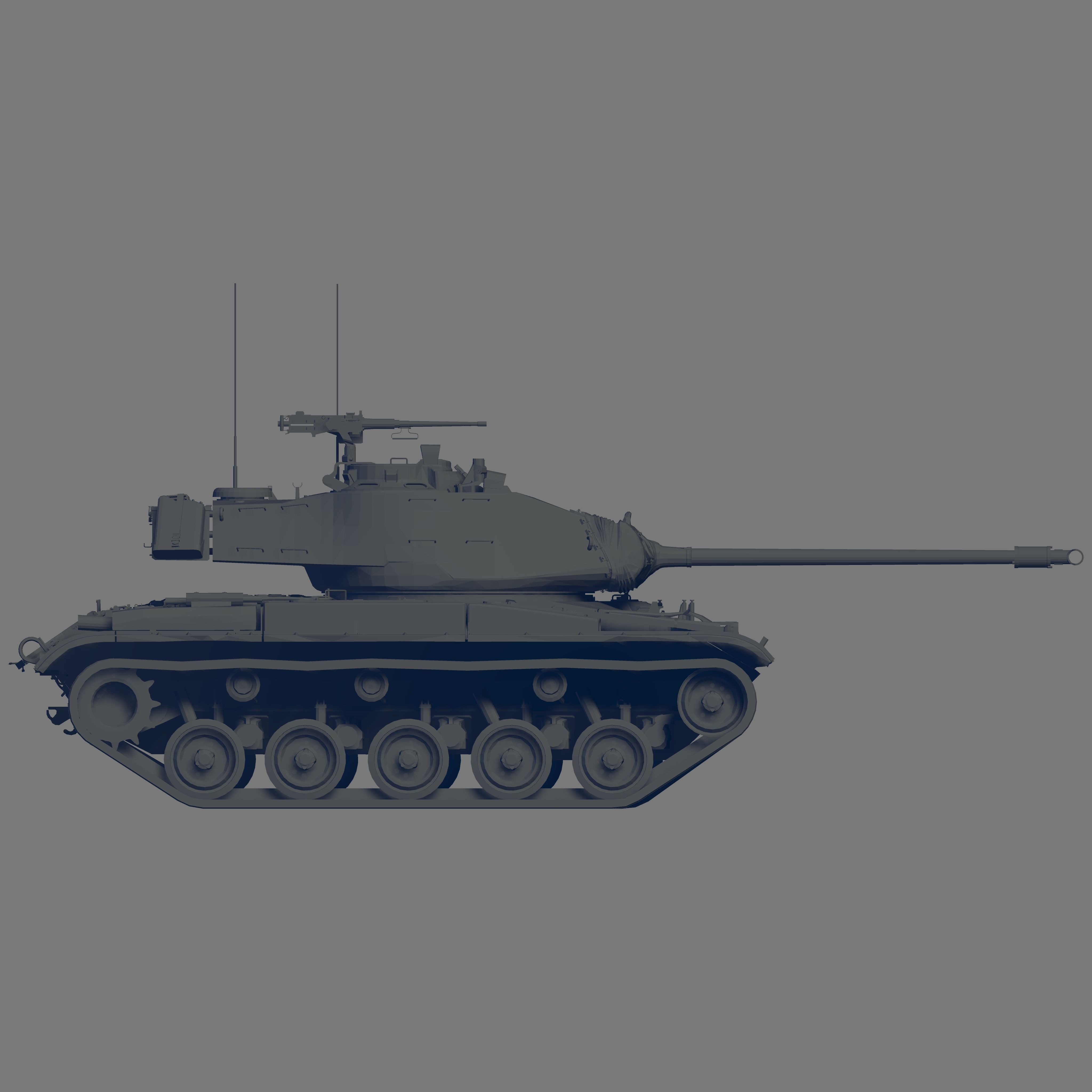 M41A1 3D model_3