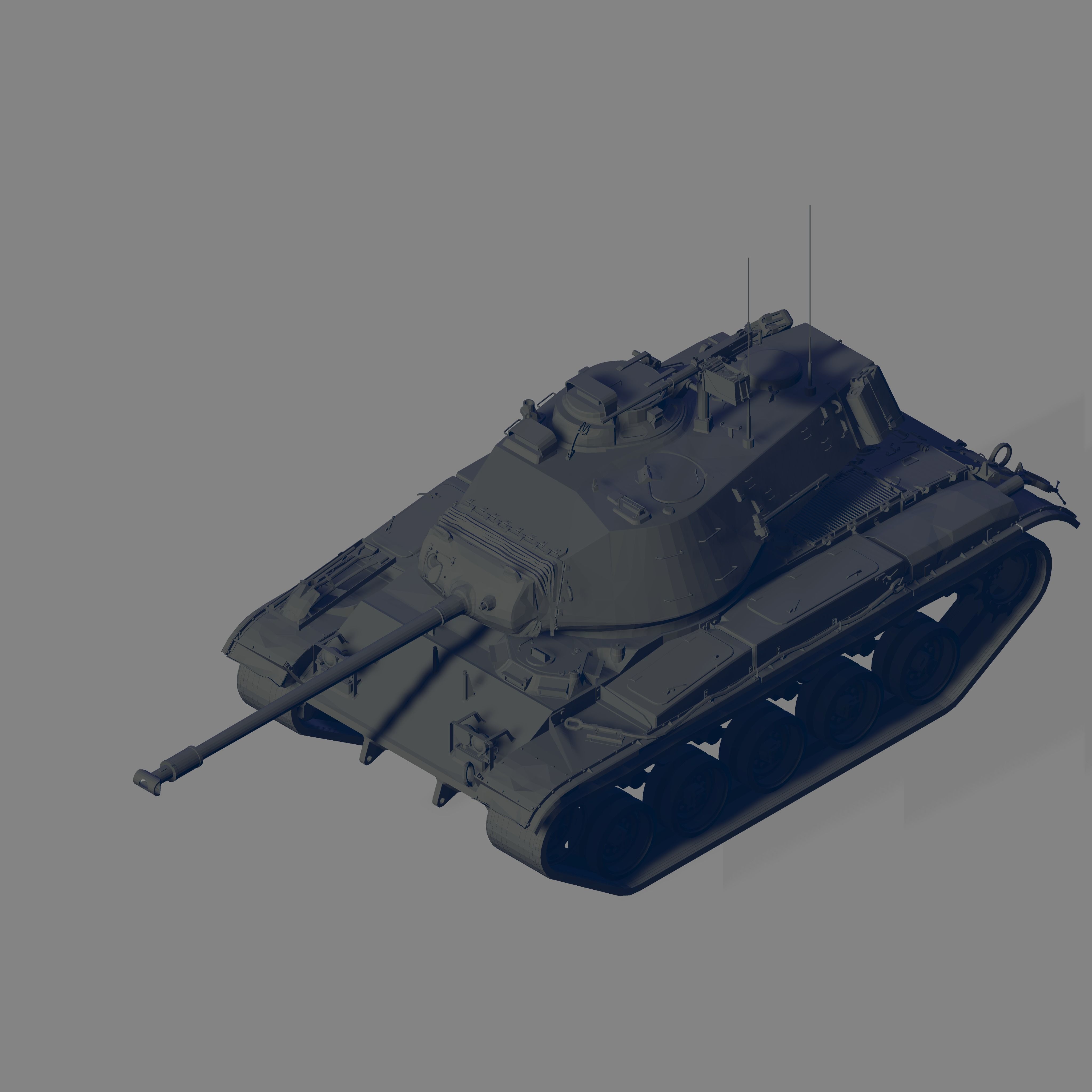 M41A1 3D model_1