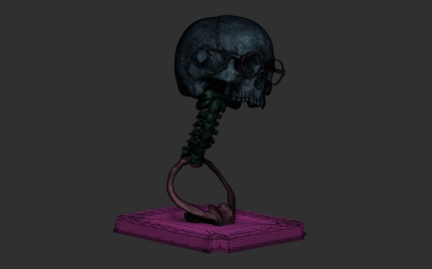 Vampire Skull 3D print model_17