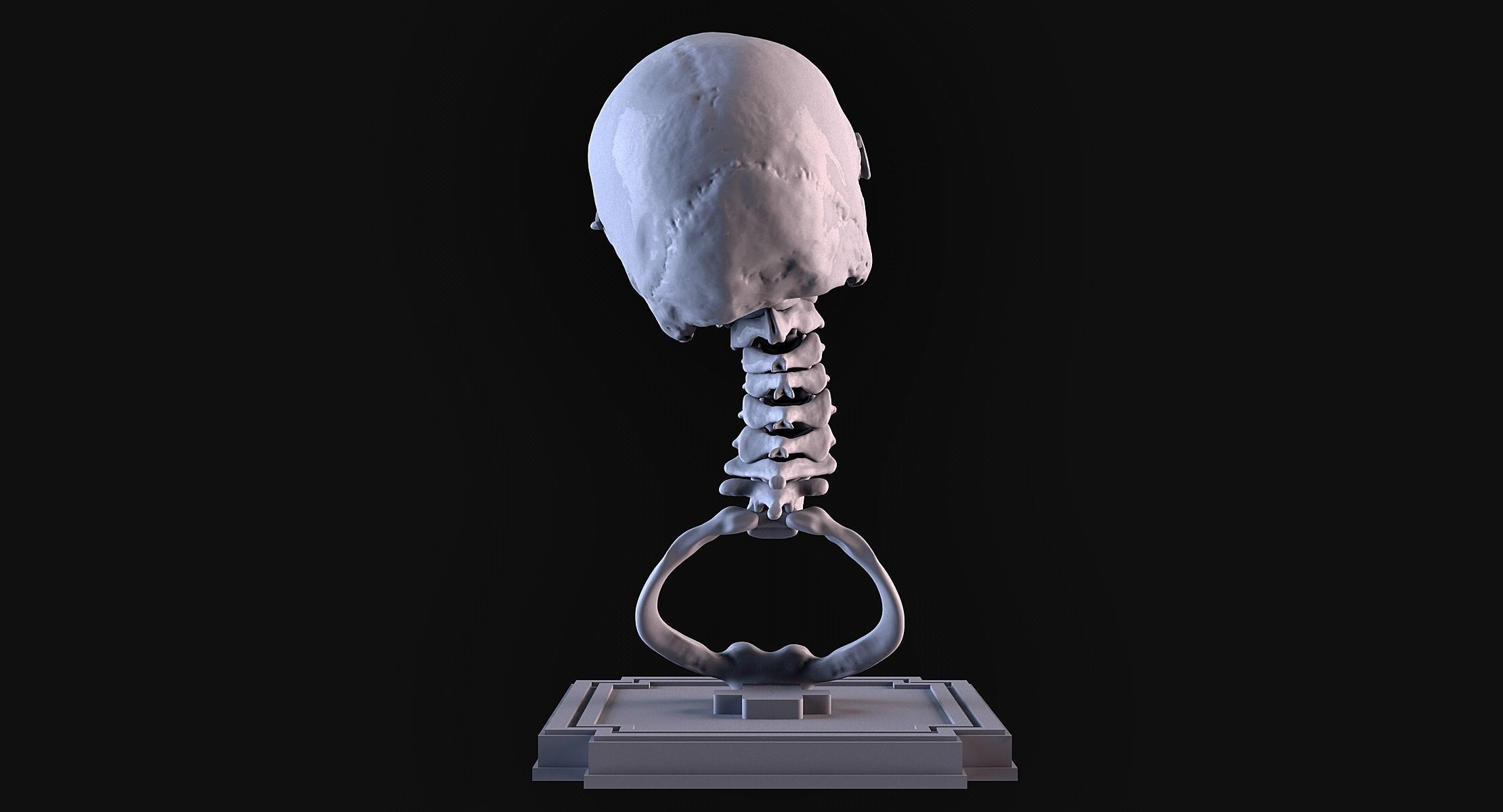 Vampire Skull 3D print model_5