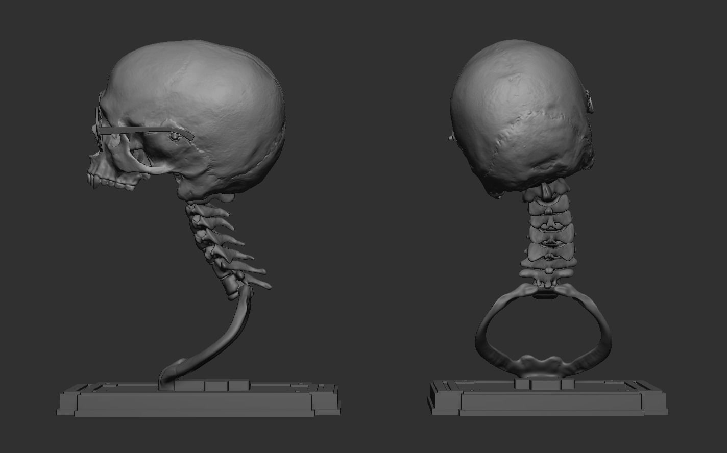 Vampire Skull 3D print model_10