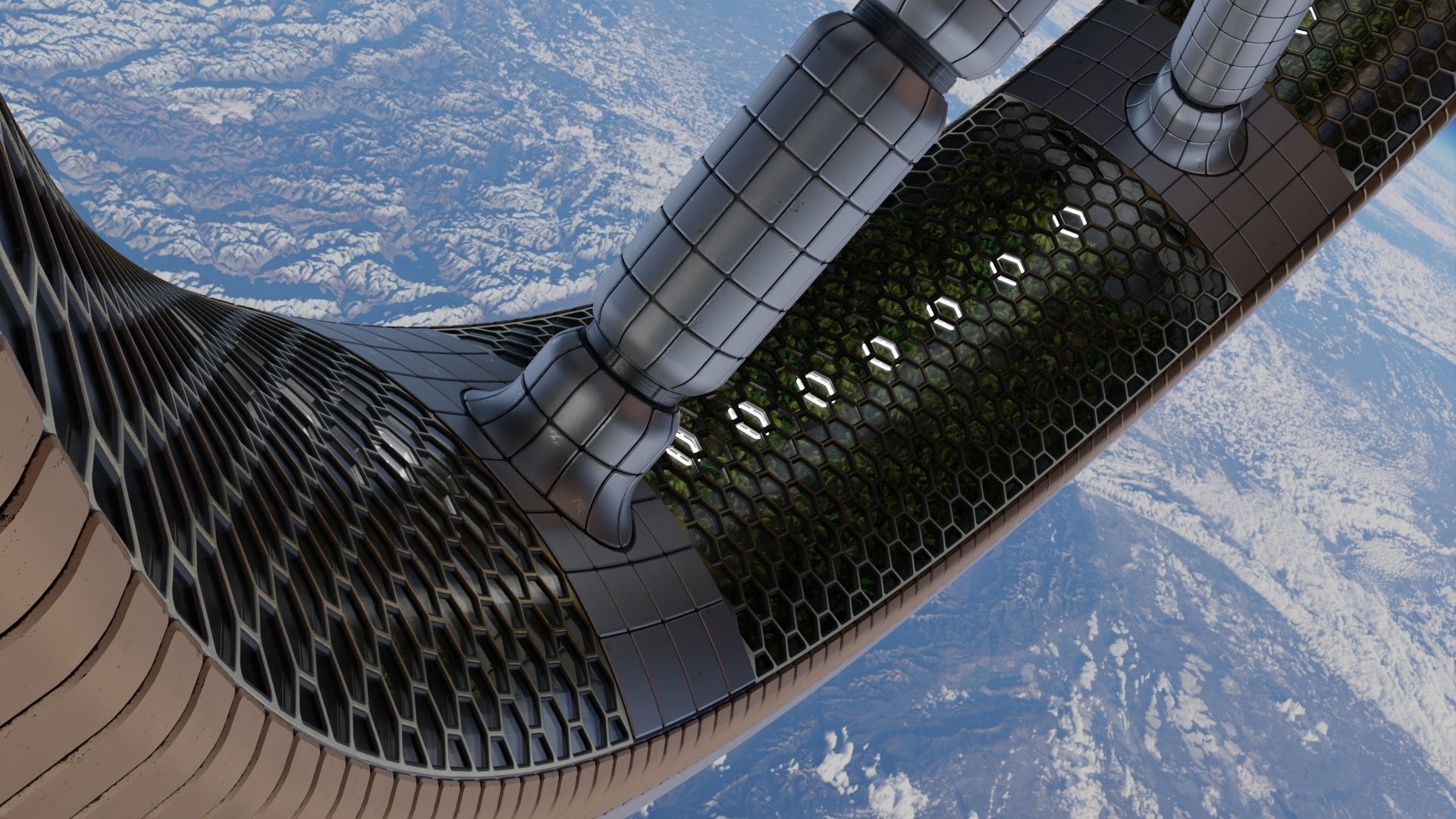 Artificial Gravity Space Ship 3D model_5