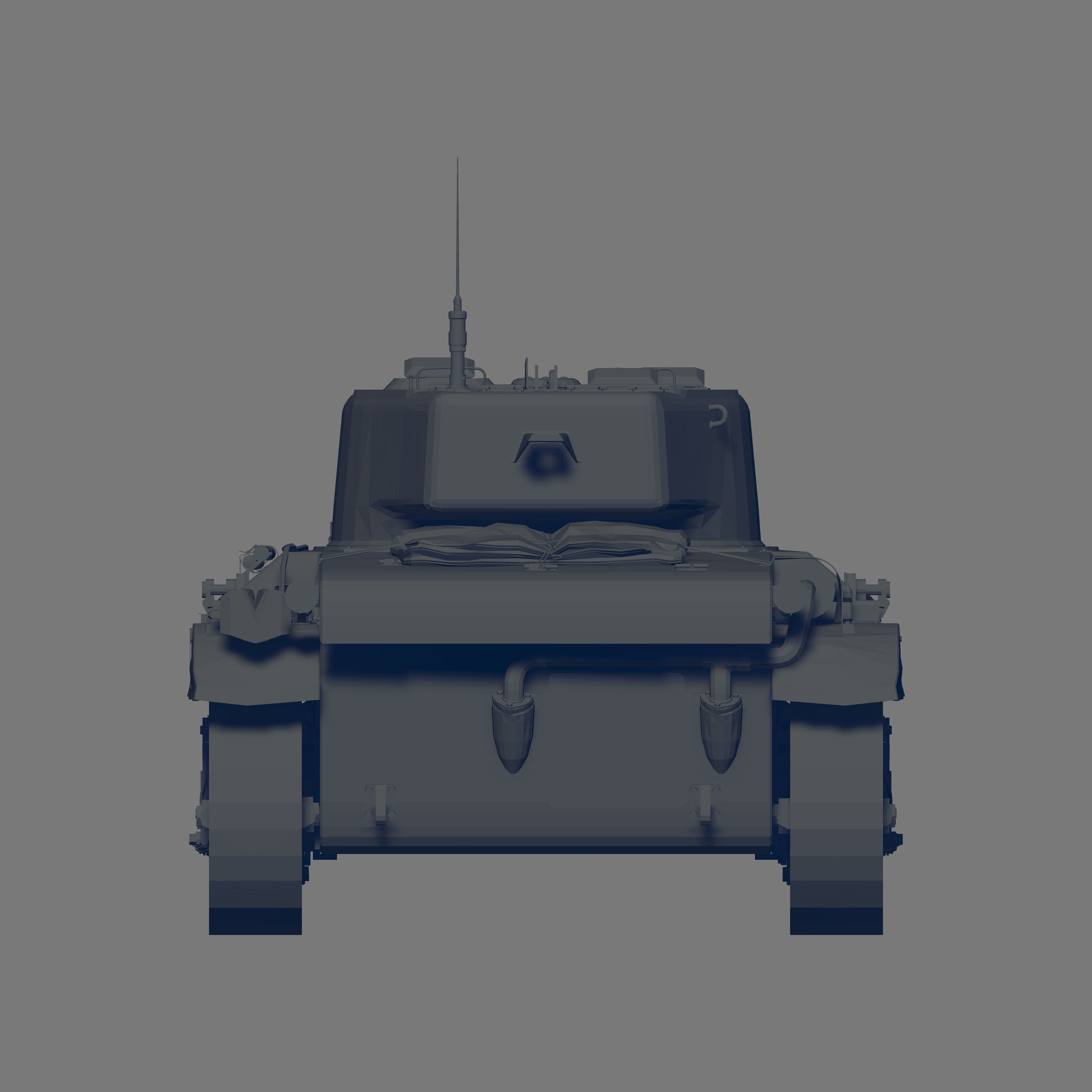M22 Tank 3D model_4