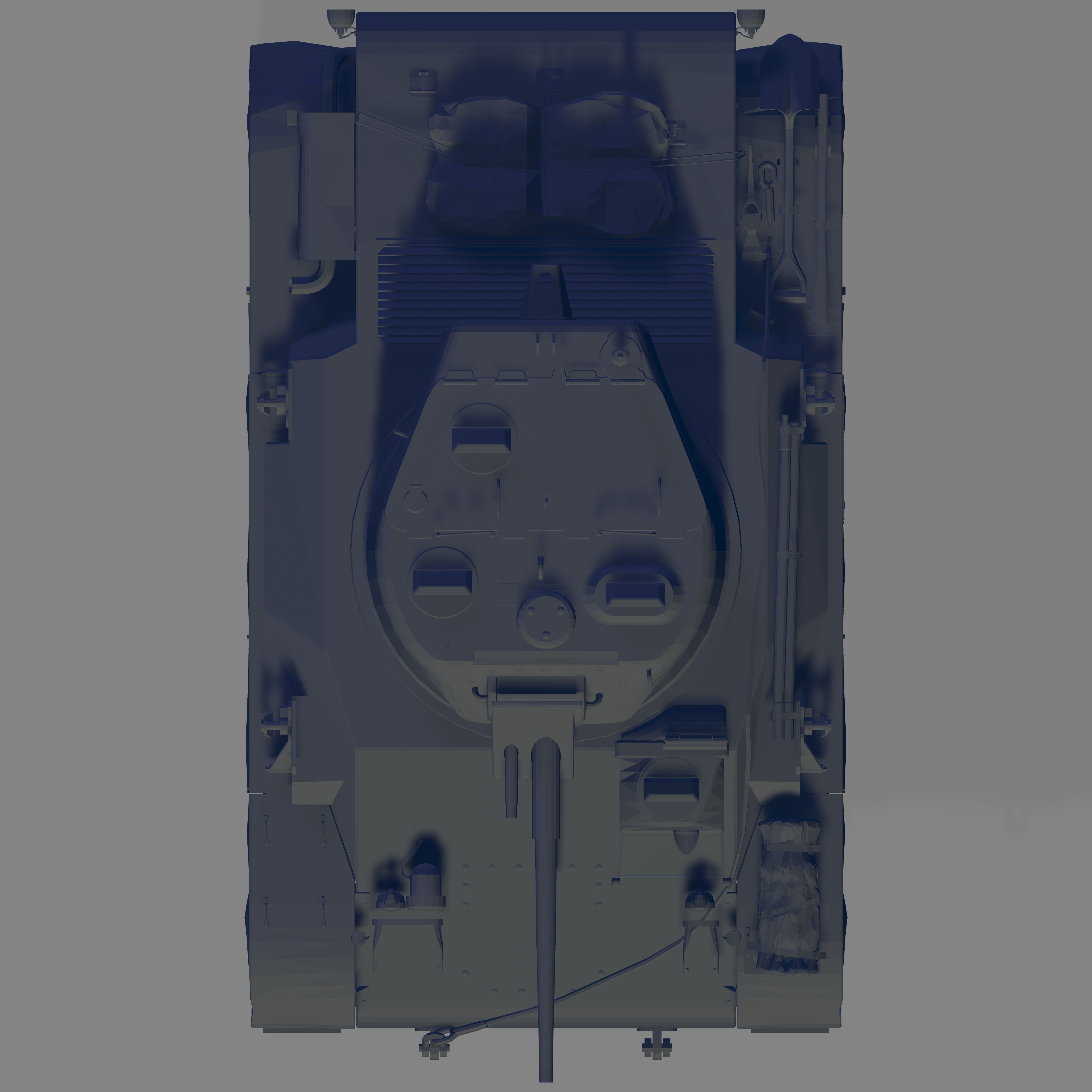 M22 Tank 3D model_5