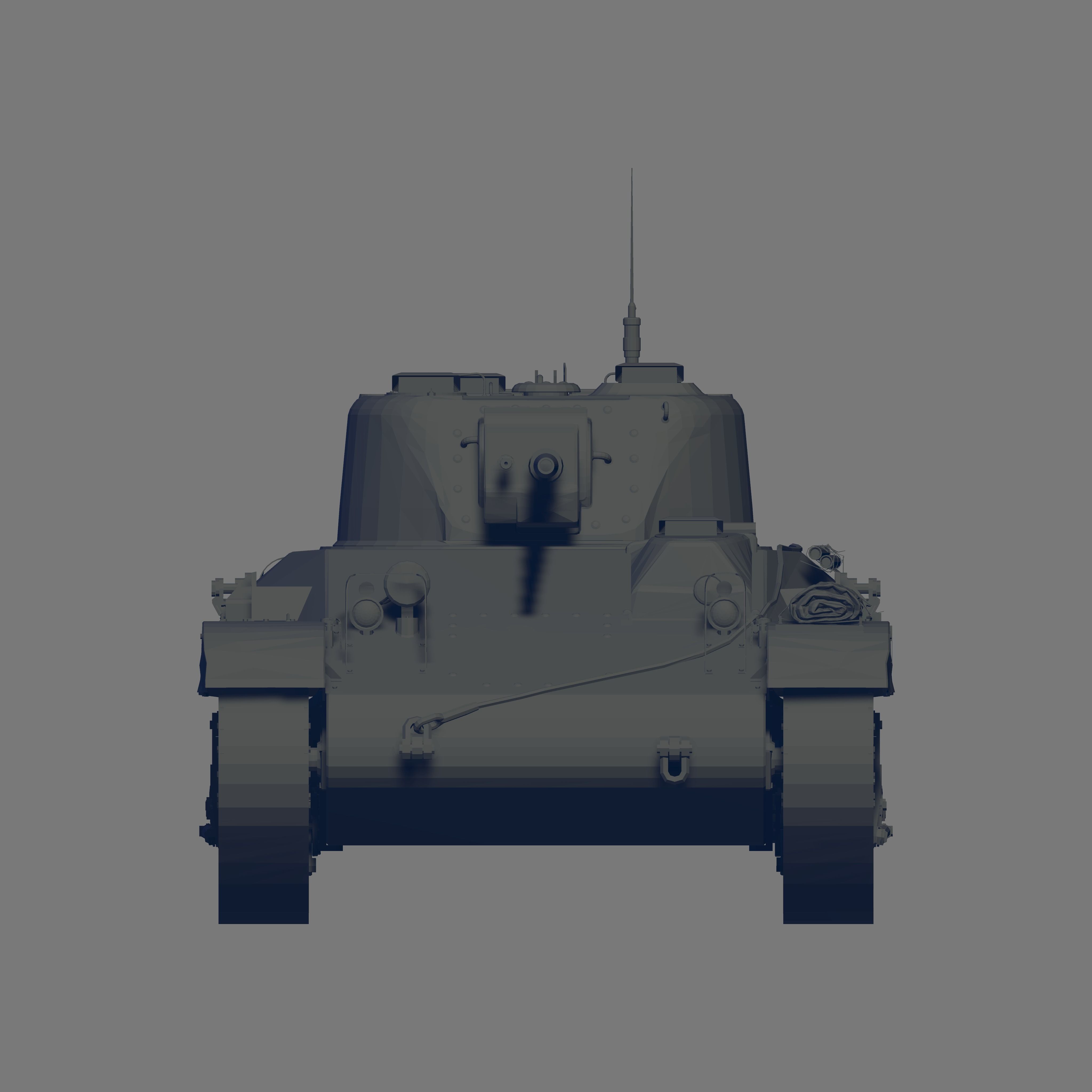 M22 Tank 3D model_2