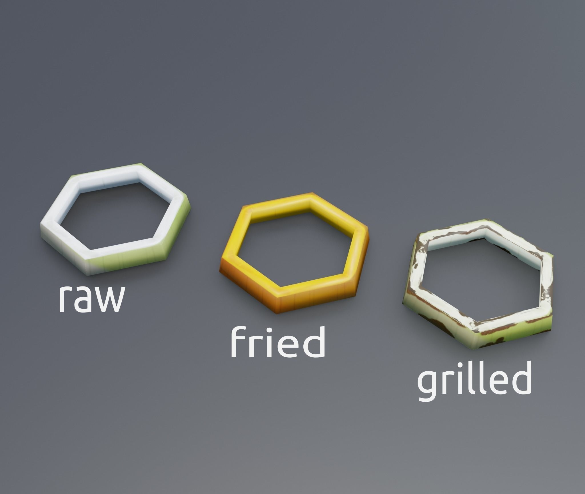 Onion growing and cooking set Low-poly 3D model_24