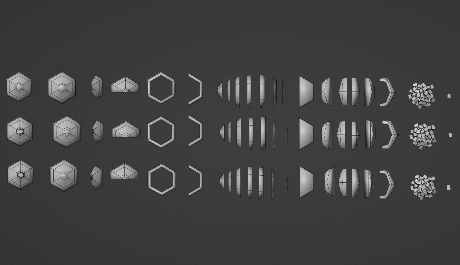 Onion growing and cooking set Low-poly 3D model_22