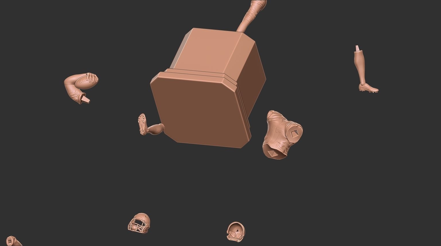 Josh Allen 3D print model_20