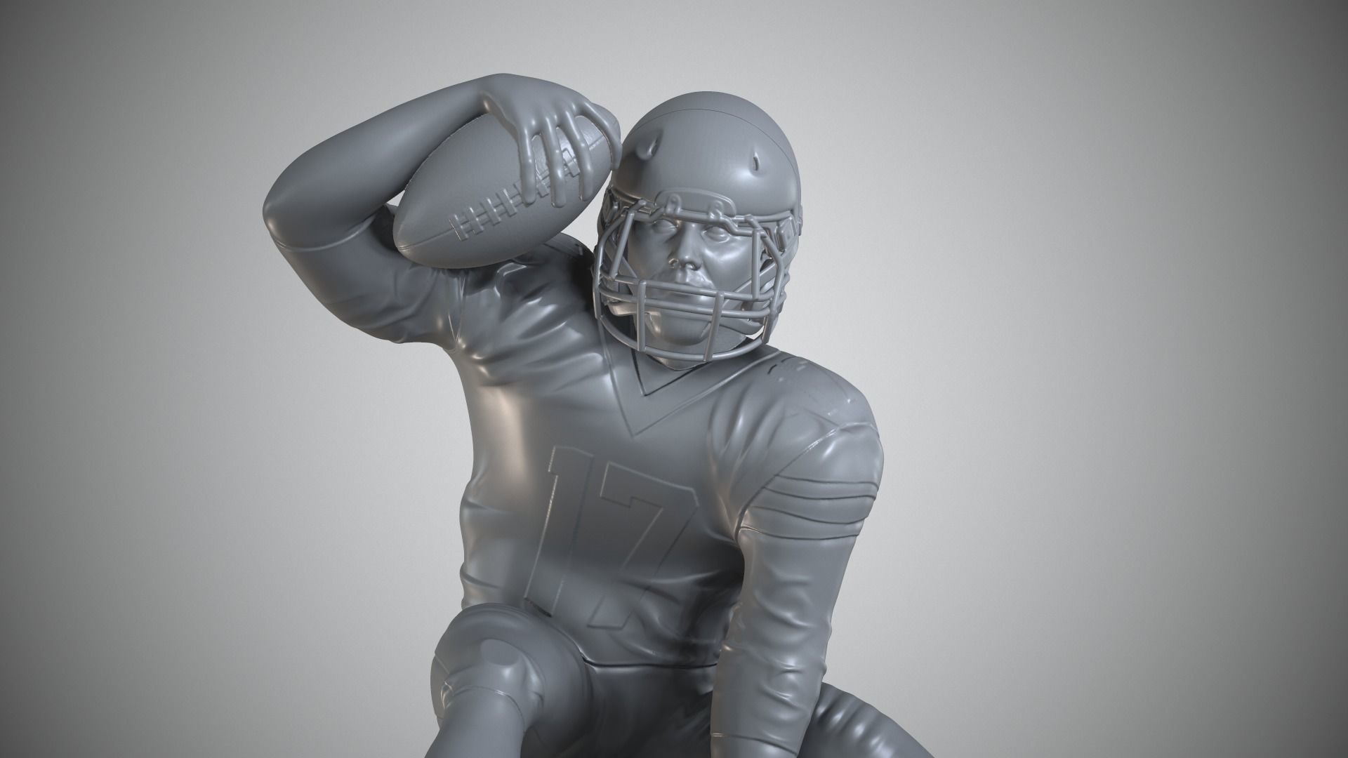 Josh Allen 3D print model_7