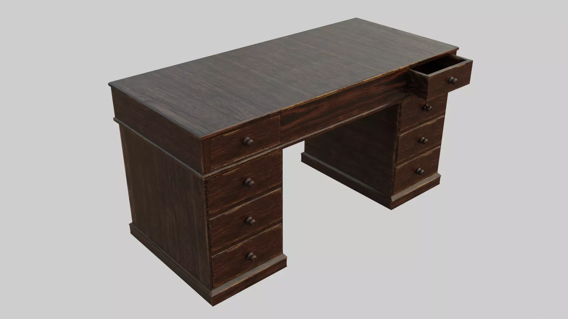 Wooden table Free 3D model