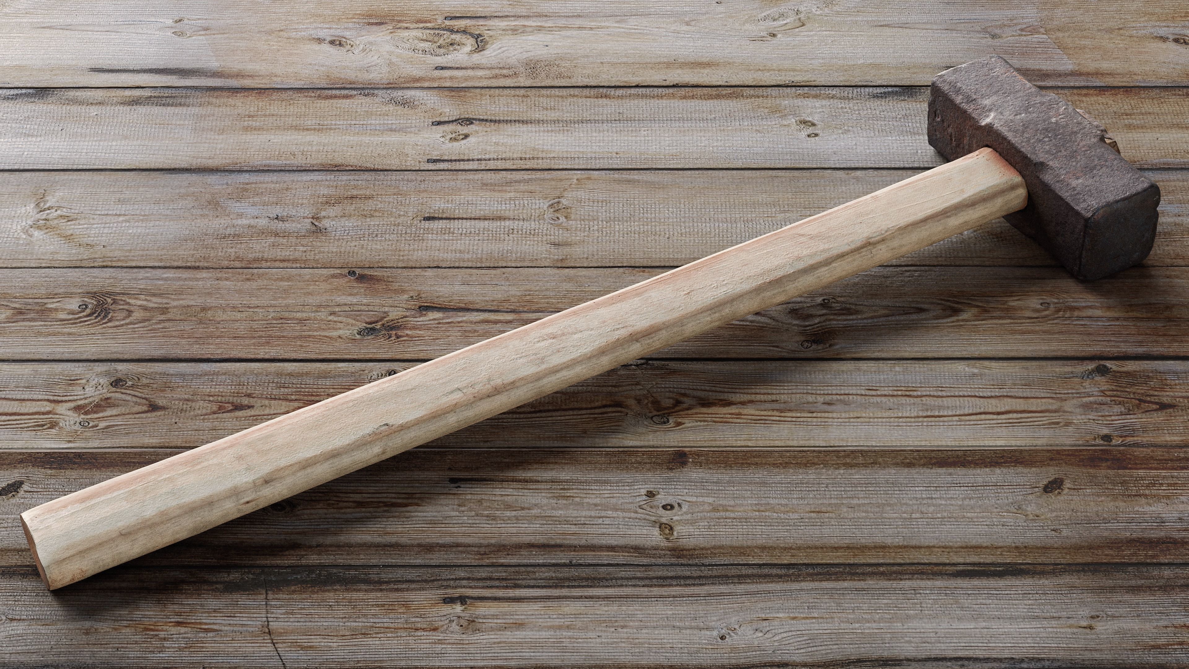 Scanned handtools pack Low-poly 3D model_2