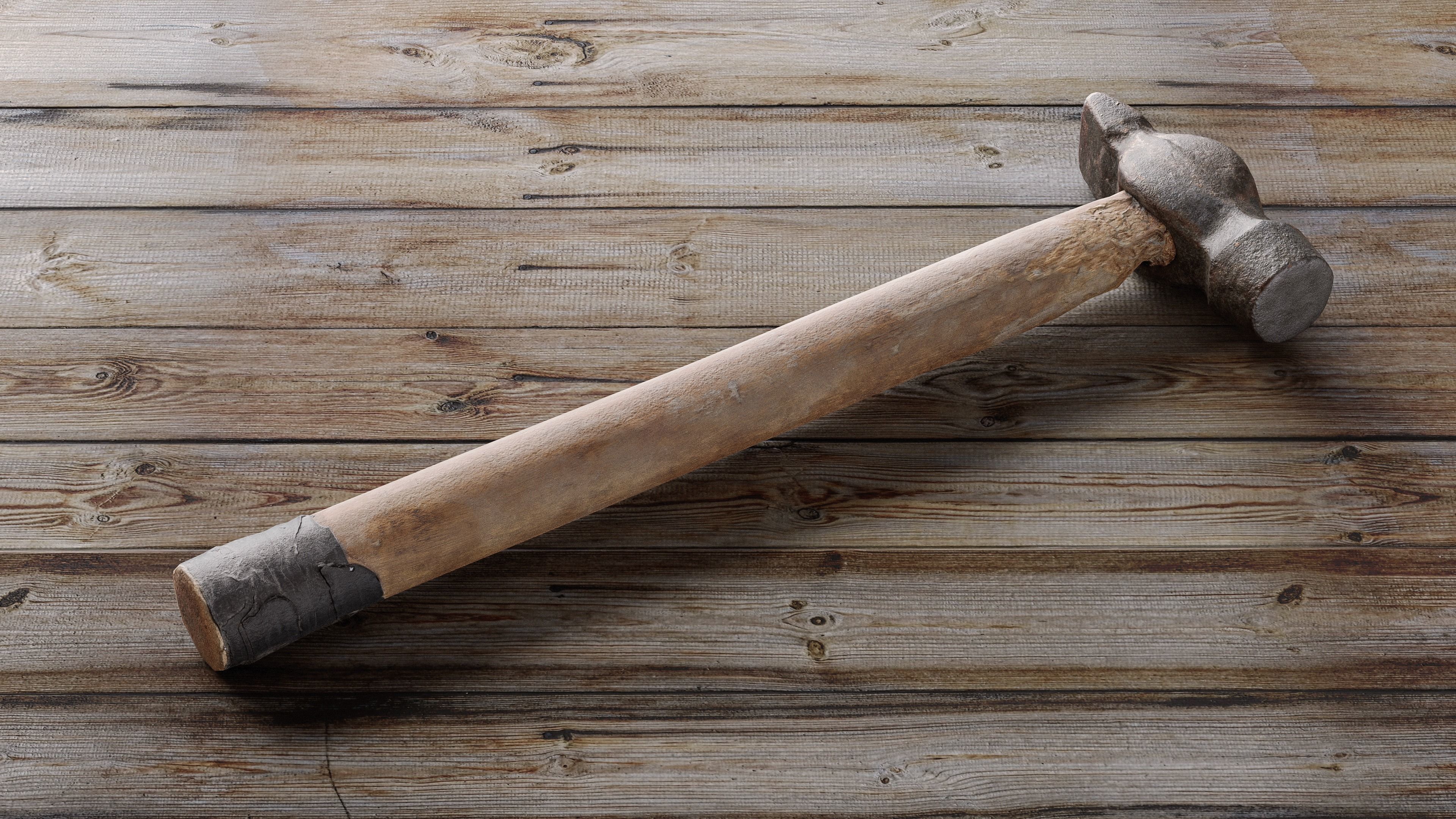 Scanned handtools pack Low-poly 3D model_5