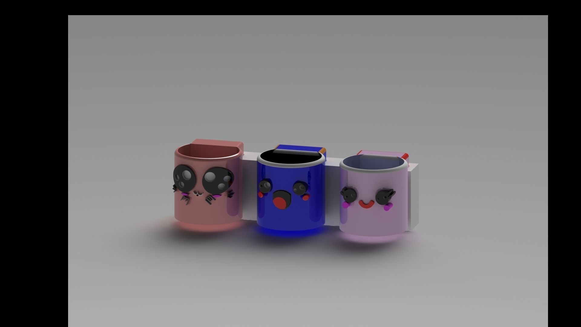 pots set 3D model_4