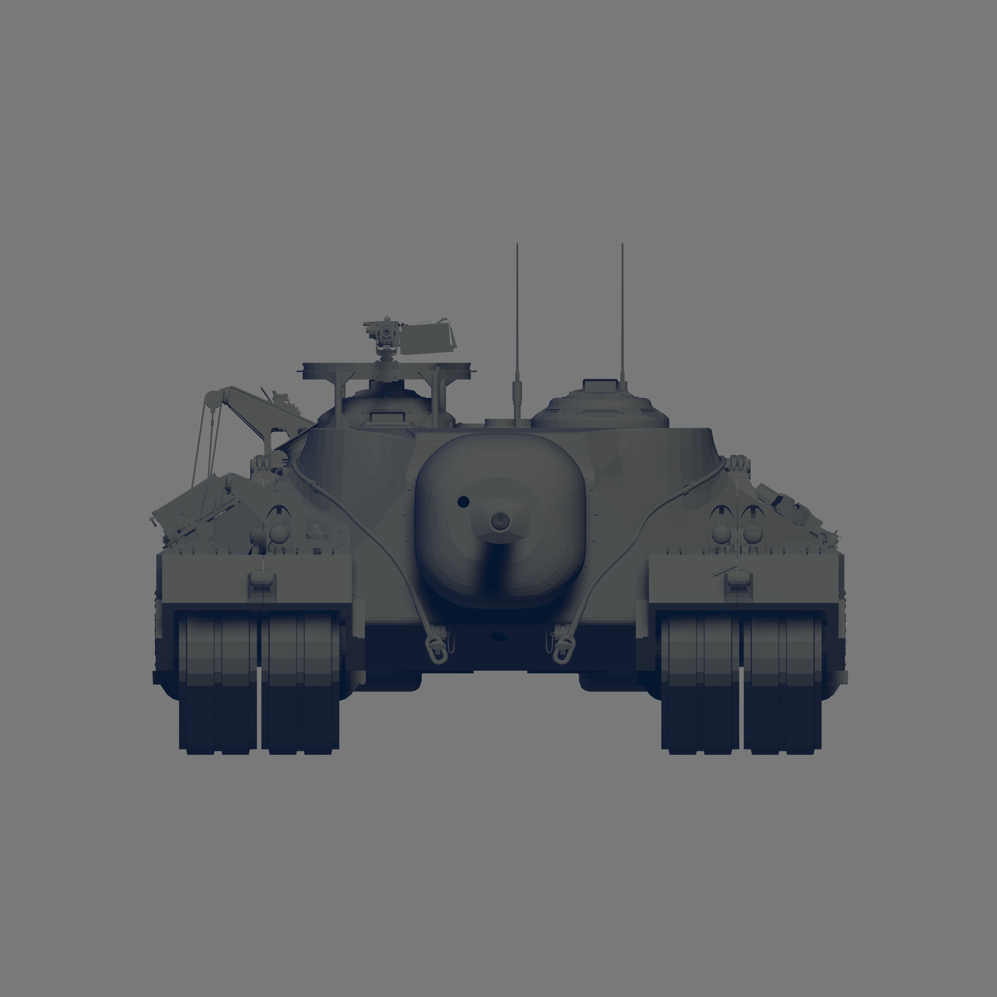 T95 Tank 3D model_2