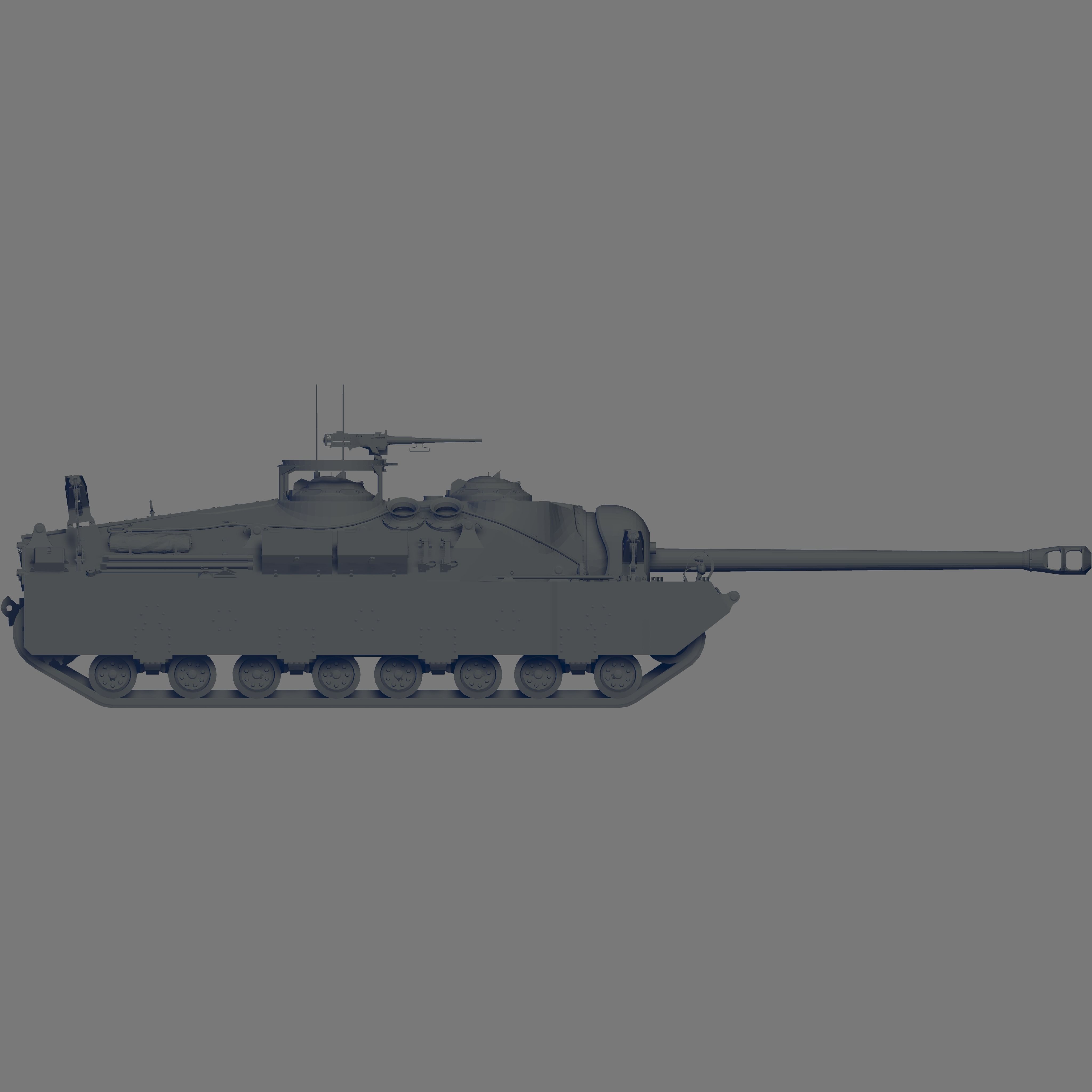 T95 Tank 3D model_3