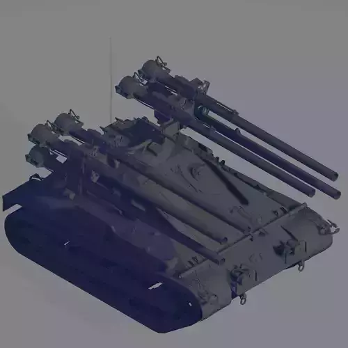 M50 Tank 3D model
