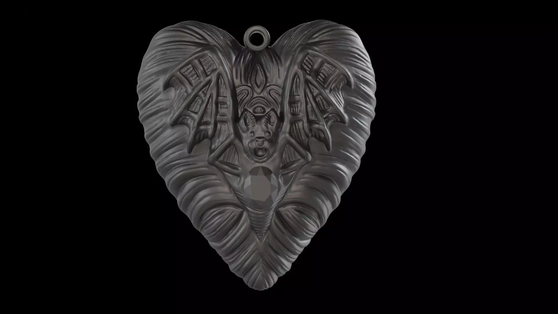 vampire heart 3D print model