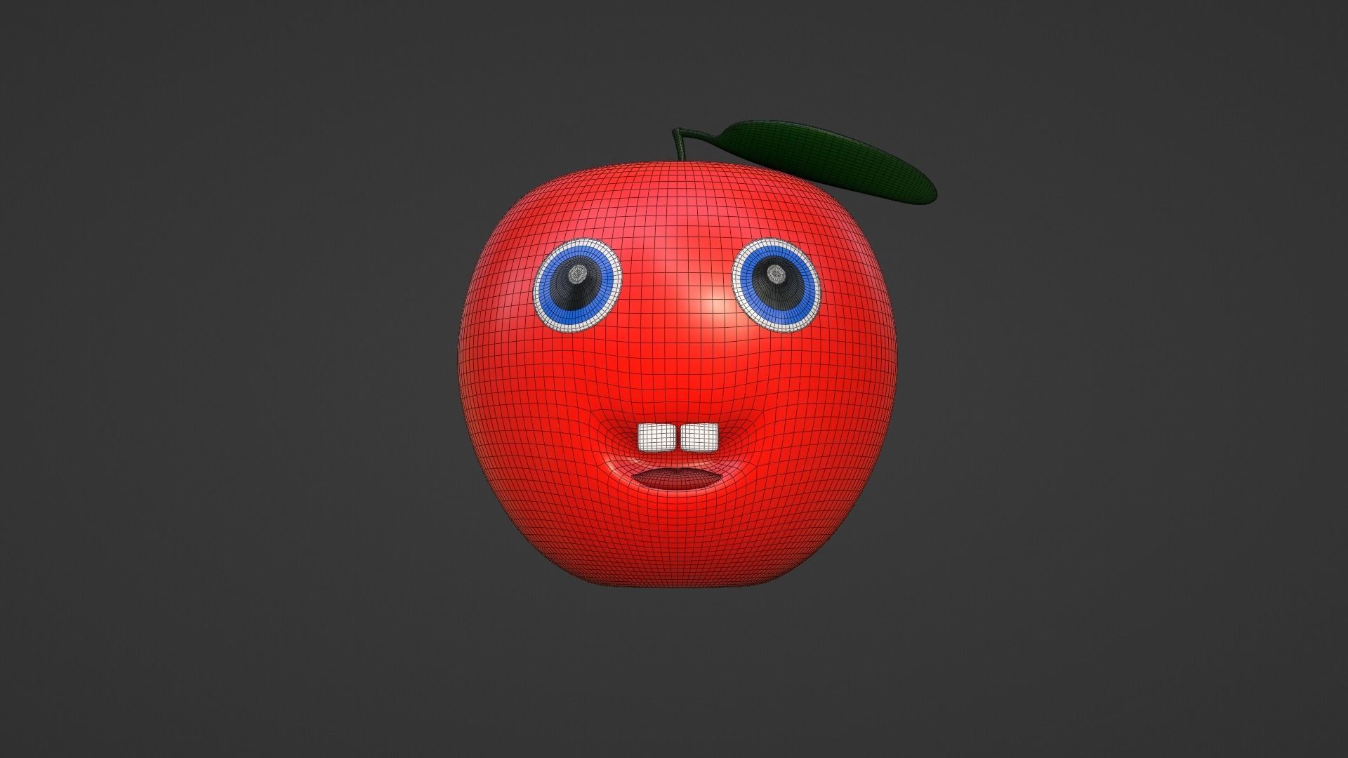 Apple Toy Fruit  3D model_5