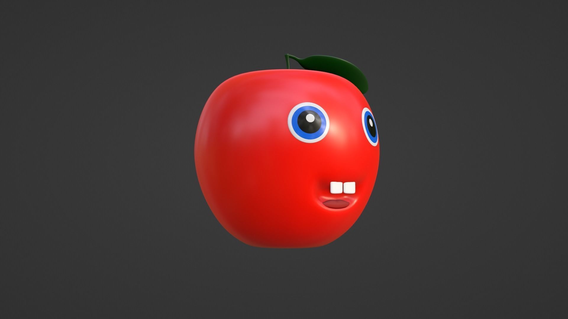 Apple Toy Fruit  3D model_16