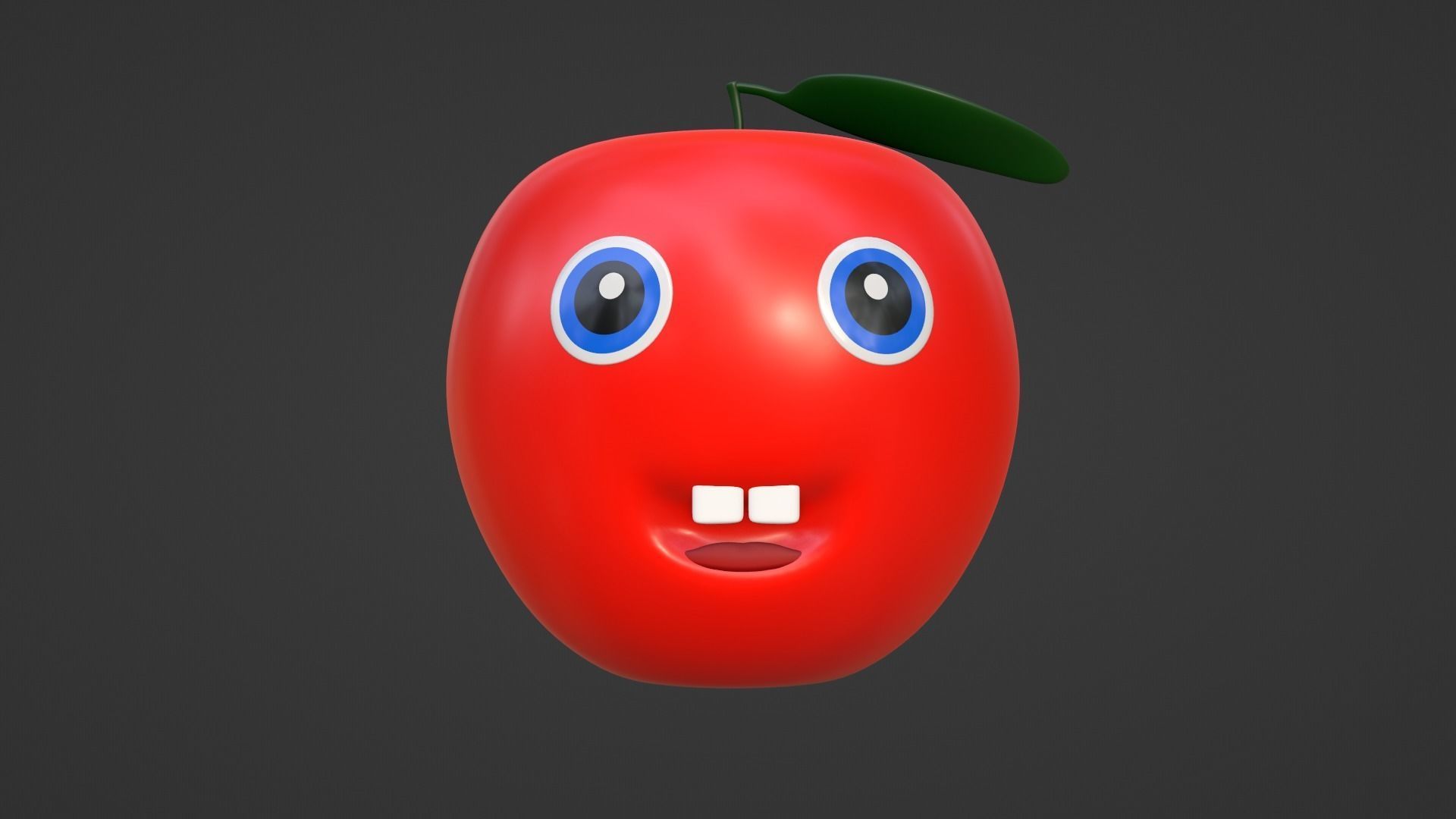 Apple Toy Fruit  3D model_28