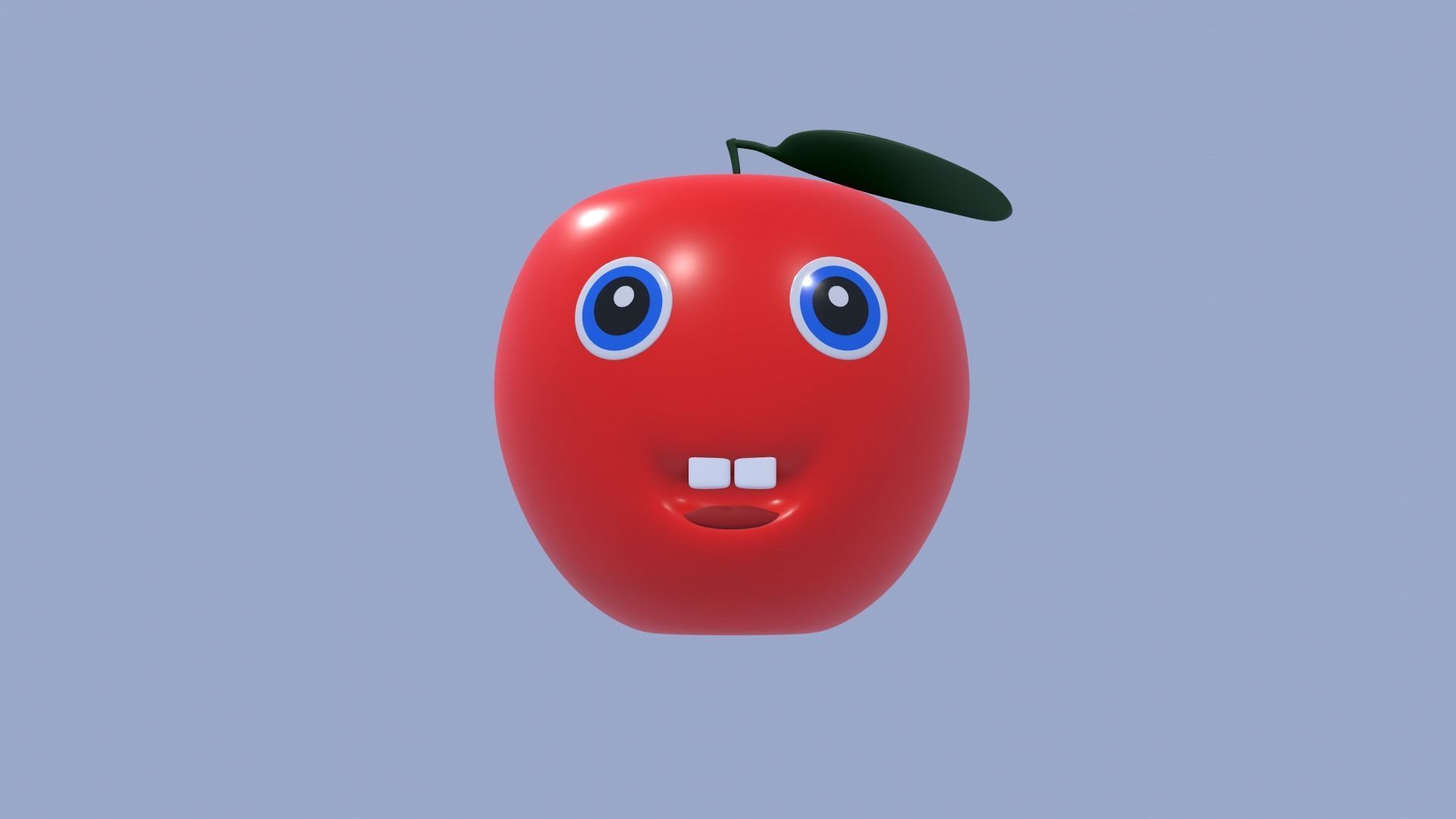 Apple Toy Fruit  3D model_7