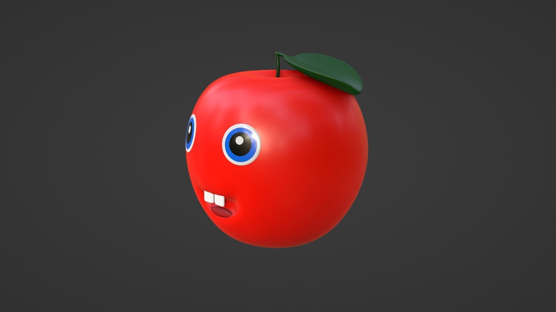 Apple Toy Fruit  3D model_13