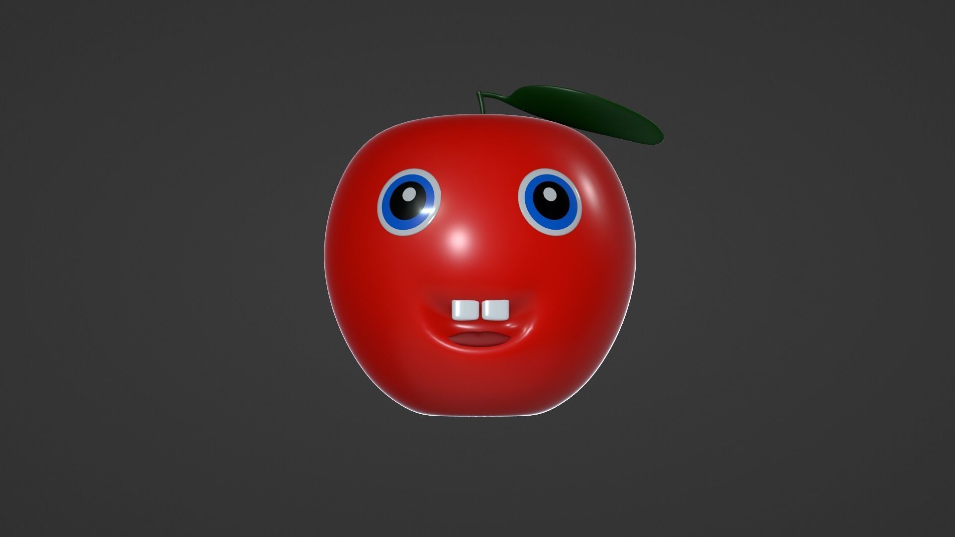 Apple Toy Fruit  3D model_6