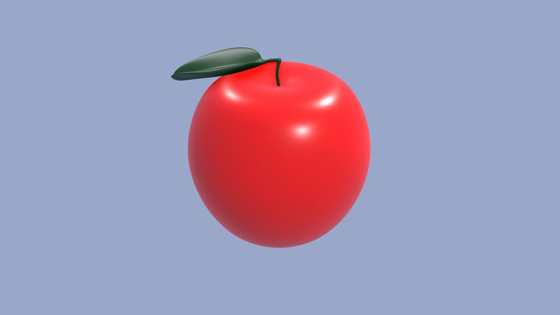 Apple Toy Fruit  3D model_23