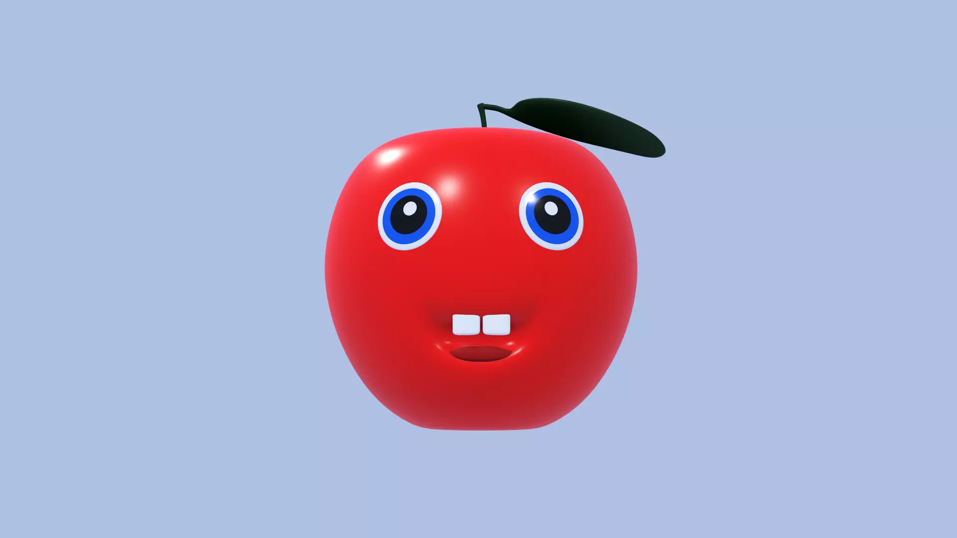 Apple Toy Fruit  3D model_0