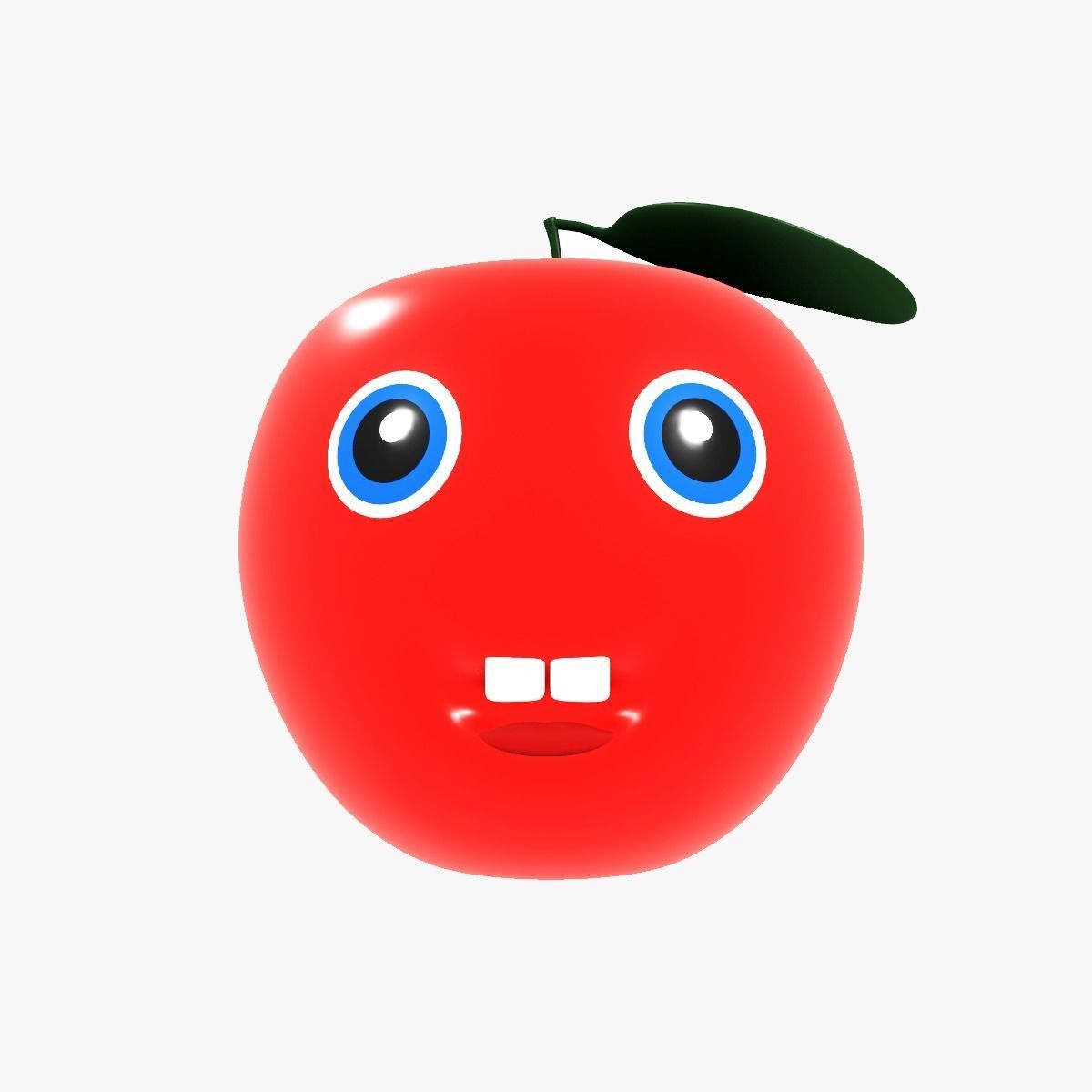 Apple Toy Fruit  3D model_2