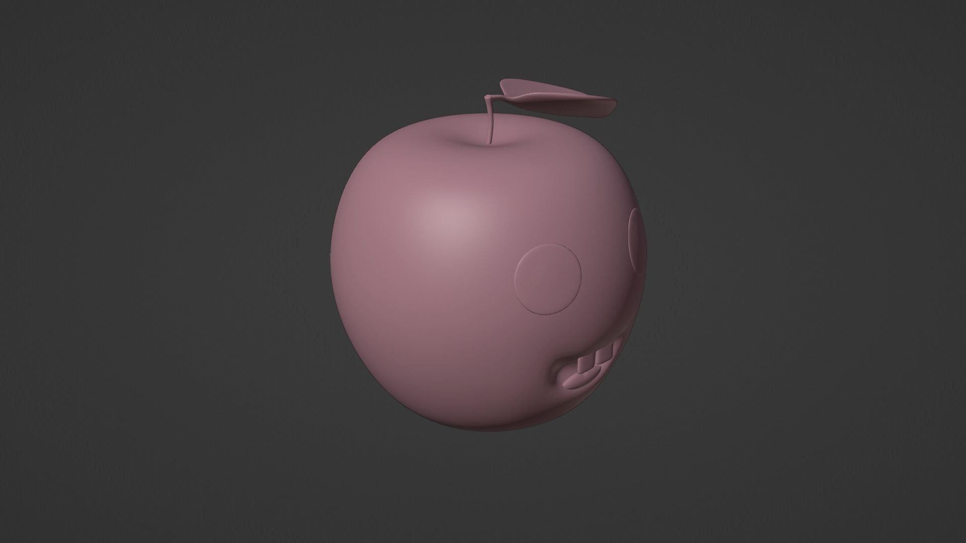 Apple Toy Fruit  3D model_24