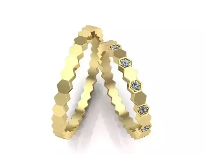wedding ring 3D print model