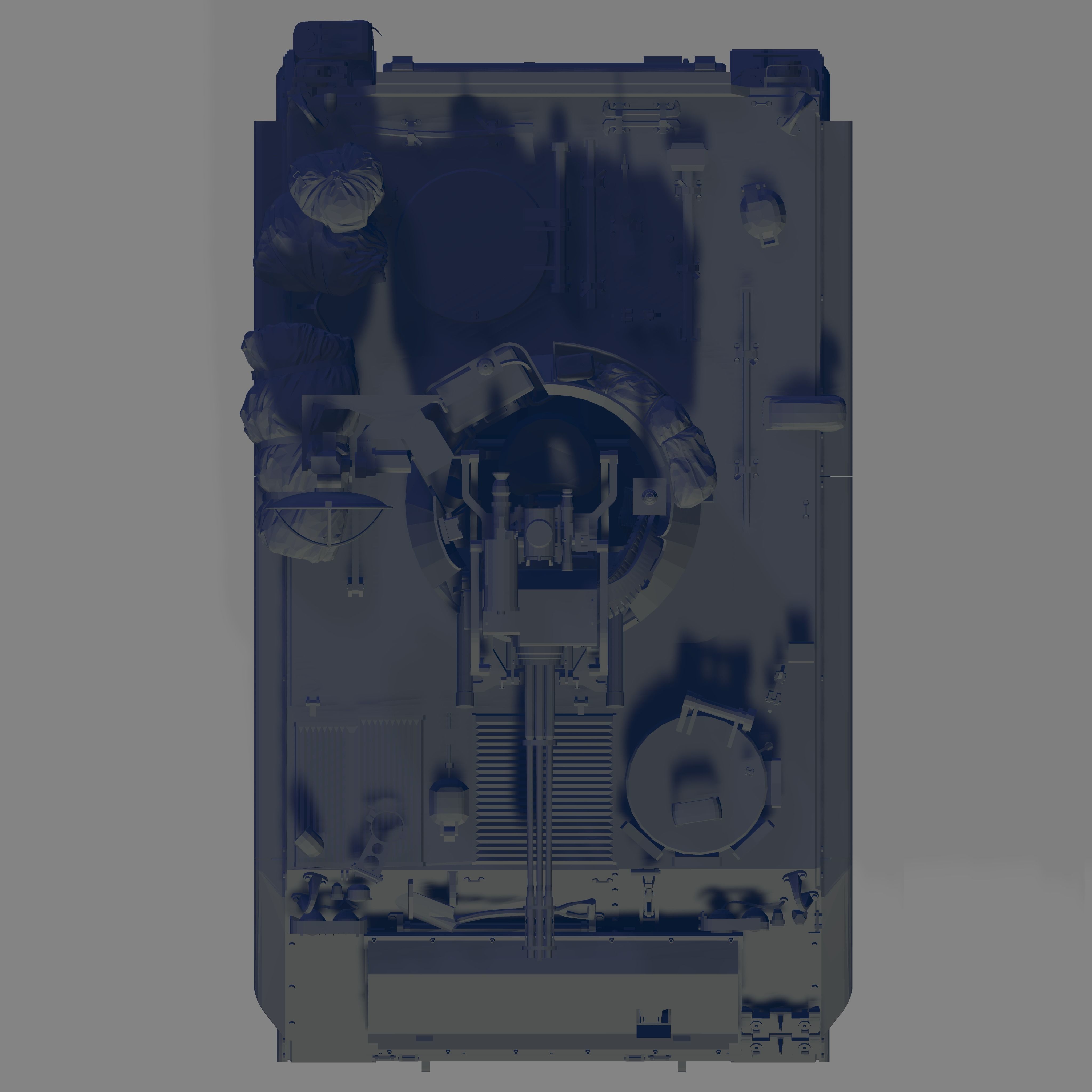 M163 Tank 3D model_5