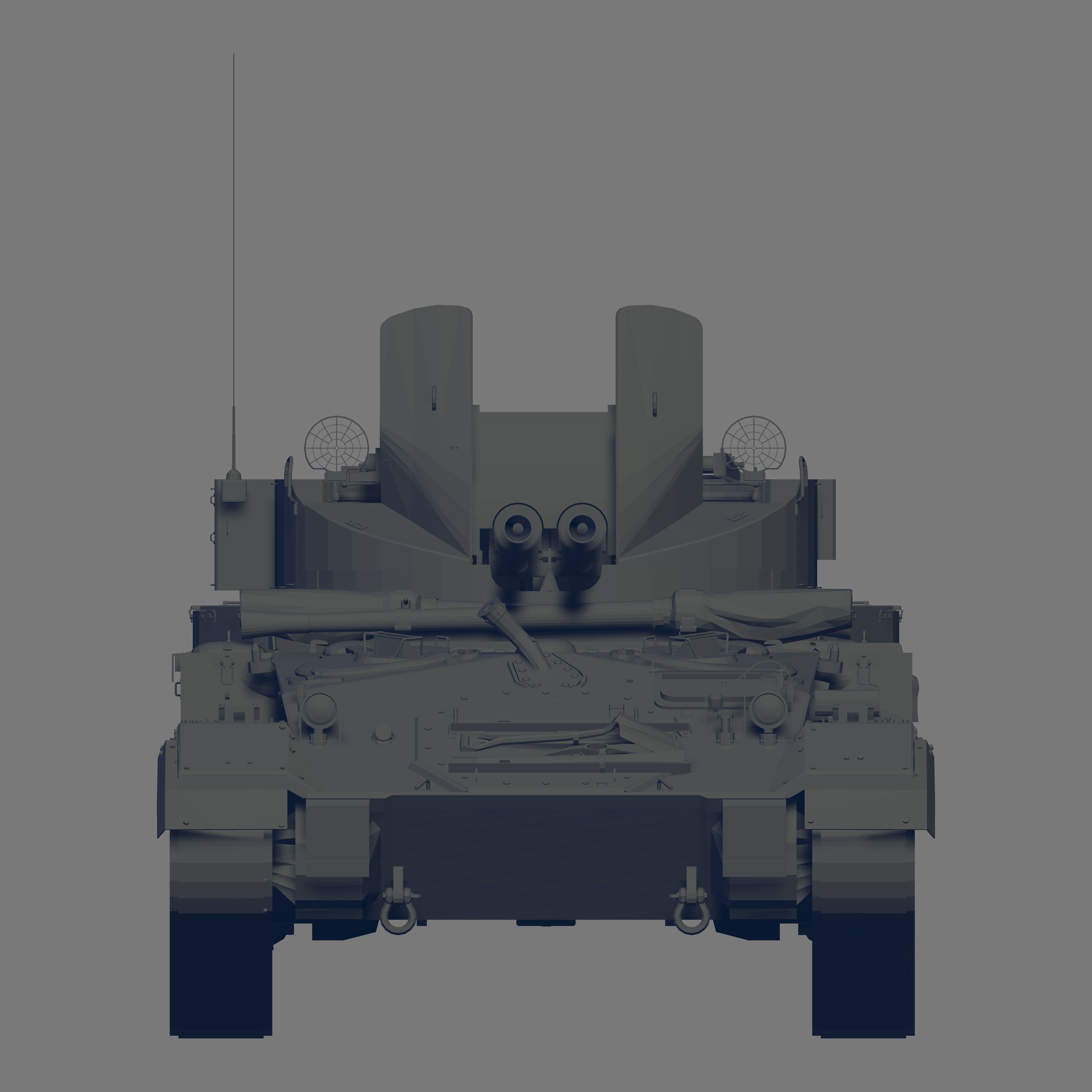 M19A1 3D model_2