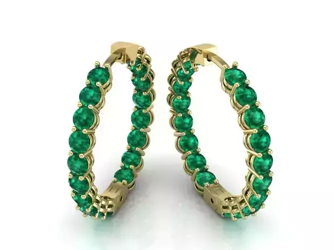 Earrings are beautiful