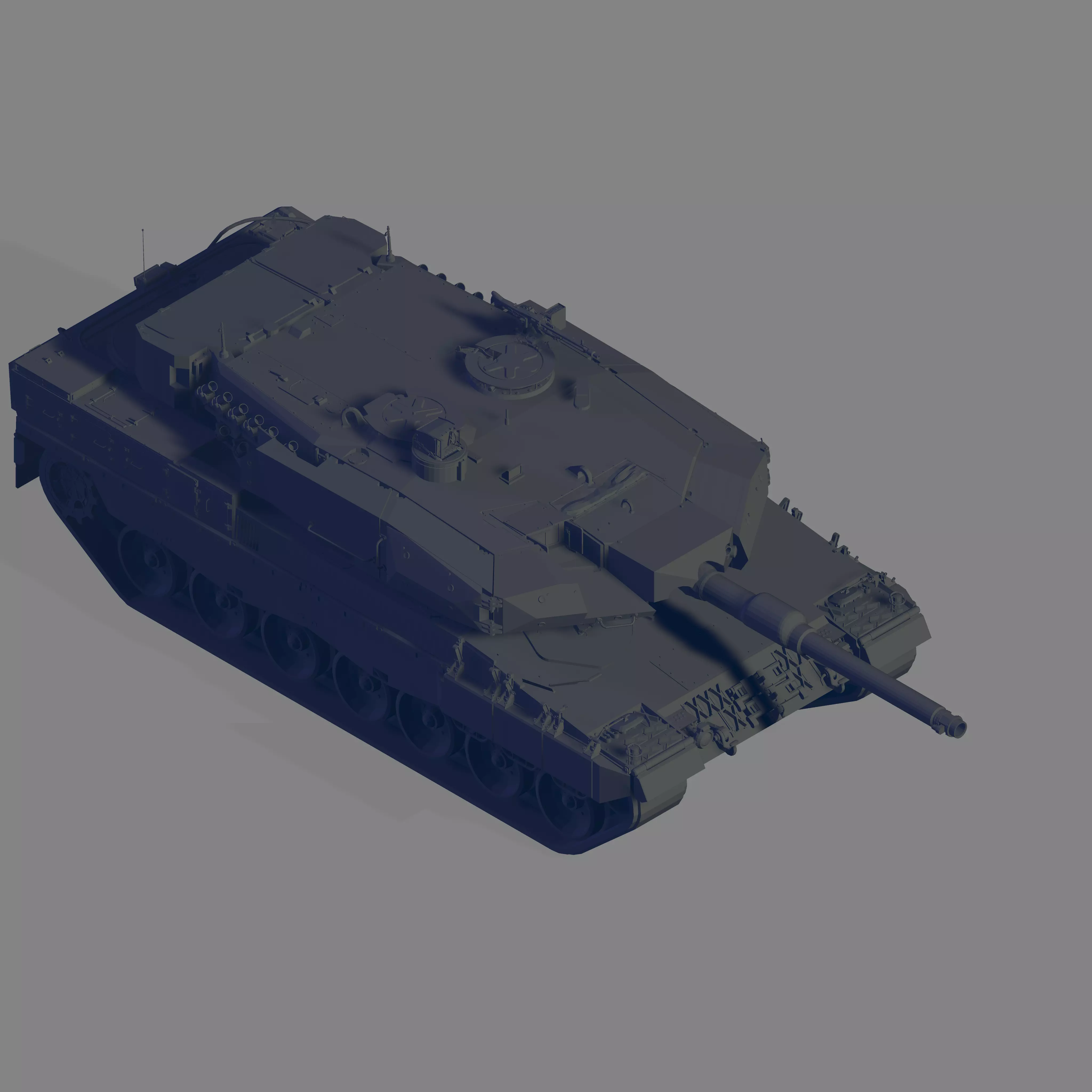 Leopard 2 PL 3D model