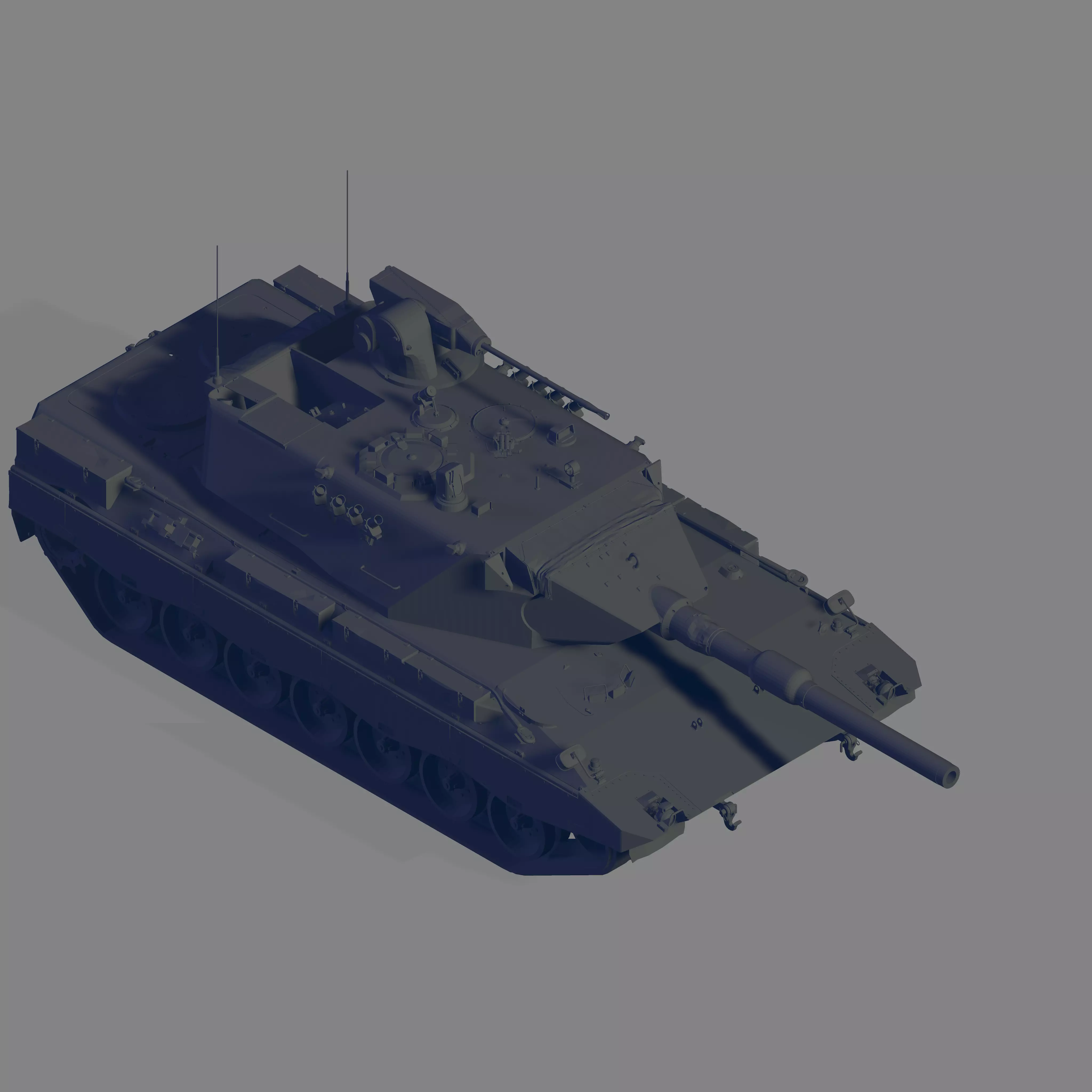 Leopard 2K 3D model