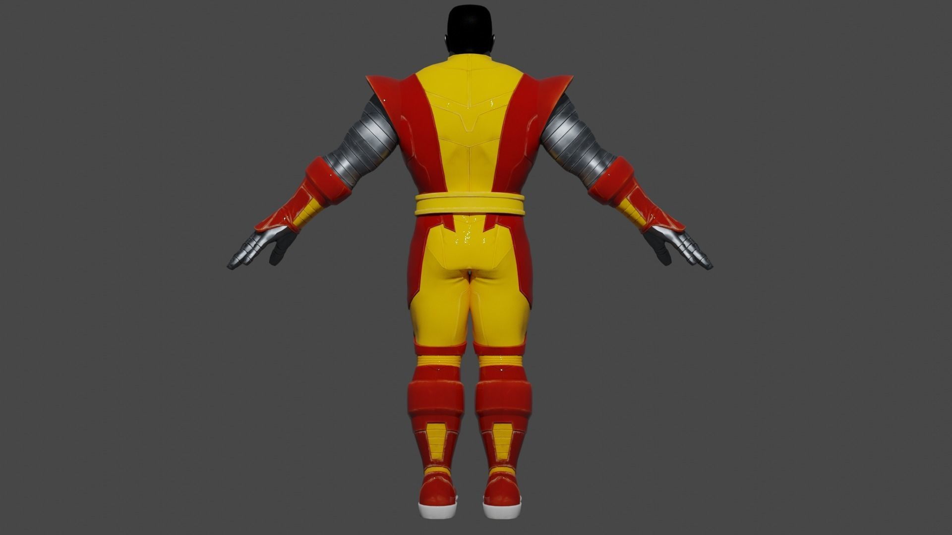 Colossus Low-poly 3D model_4